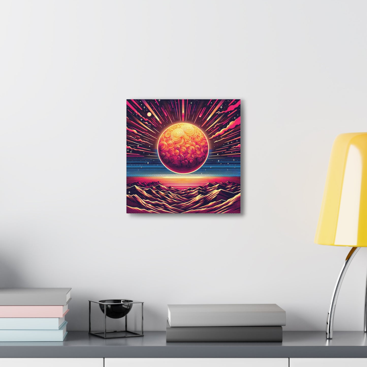 Sun Canvas Wall Art