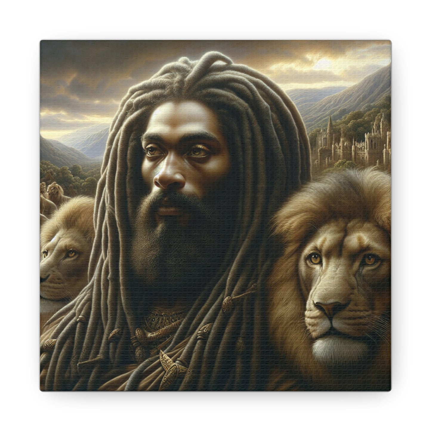 Jah Rastafari Canvas Wall Art