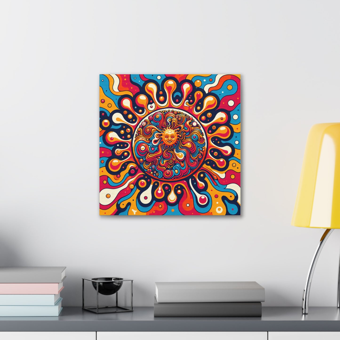 Sun Canvas Wall Art