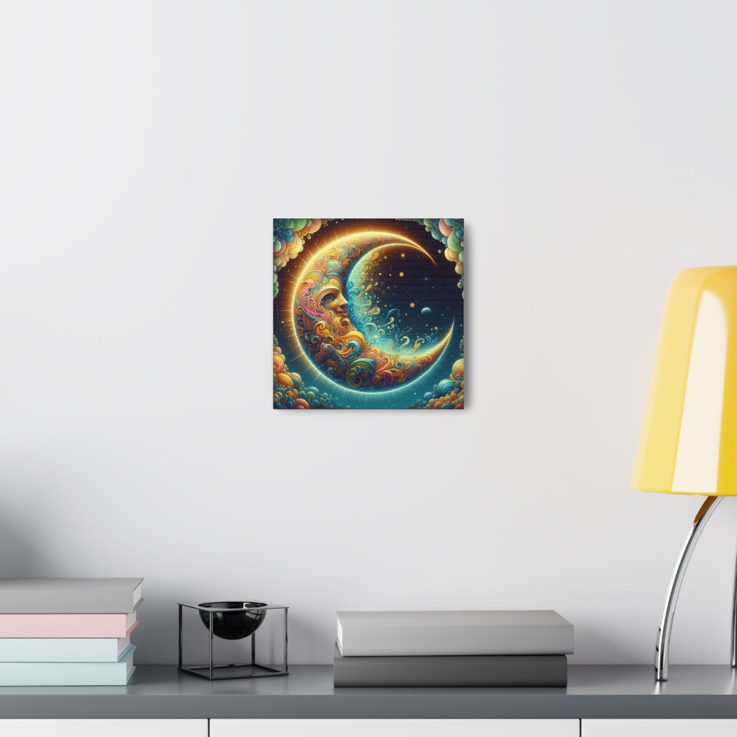 Half Moon Canvas Wall Art