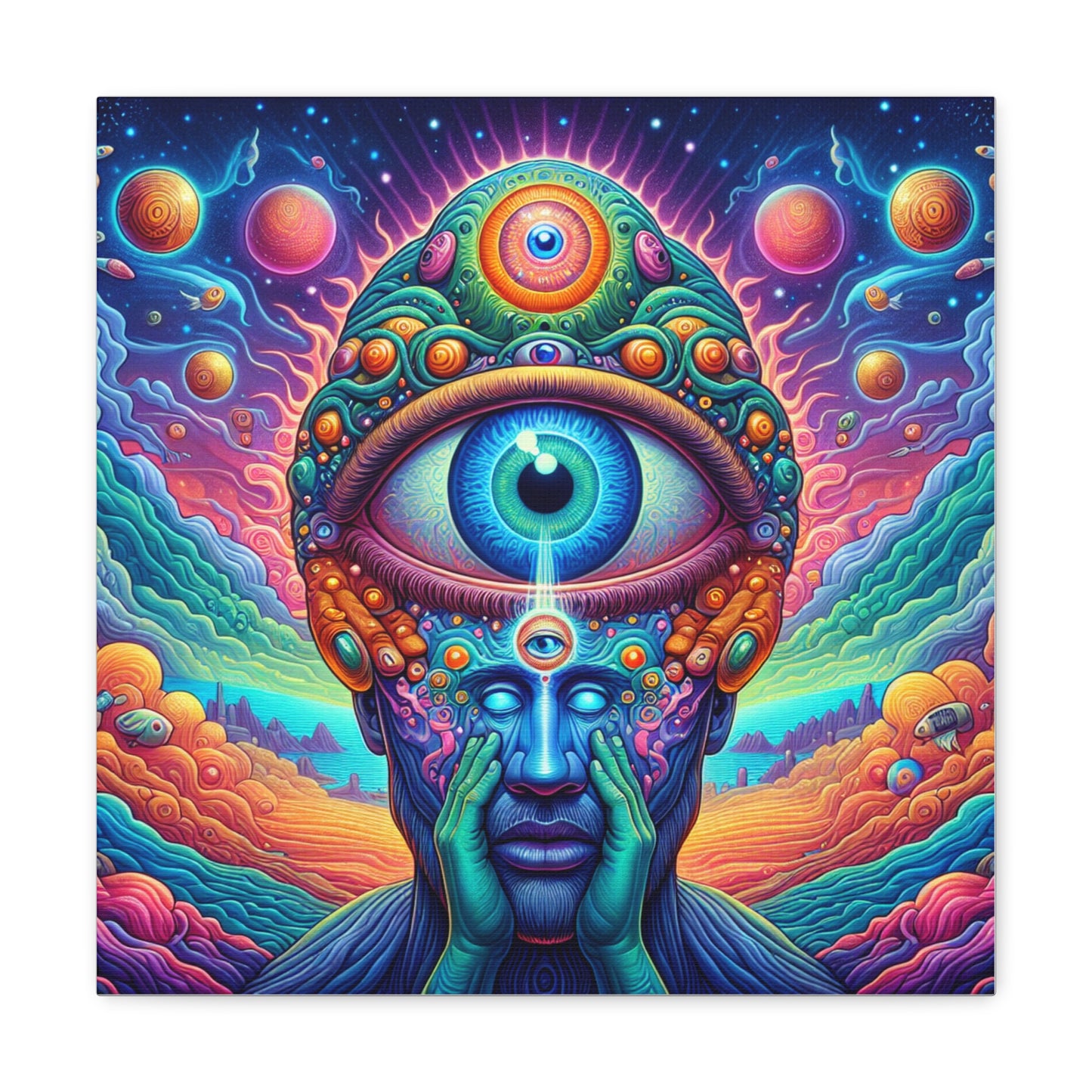 Third Eye Awakening Canvas Wall Art