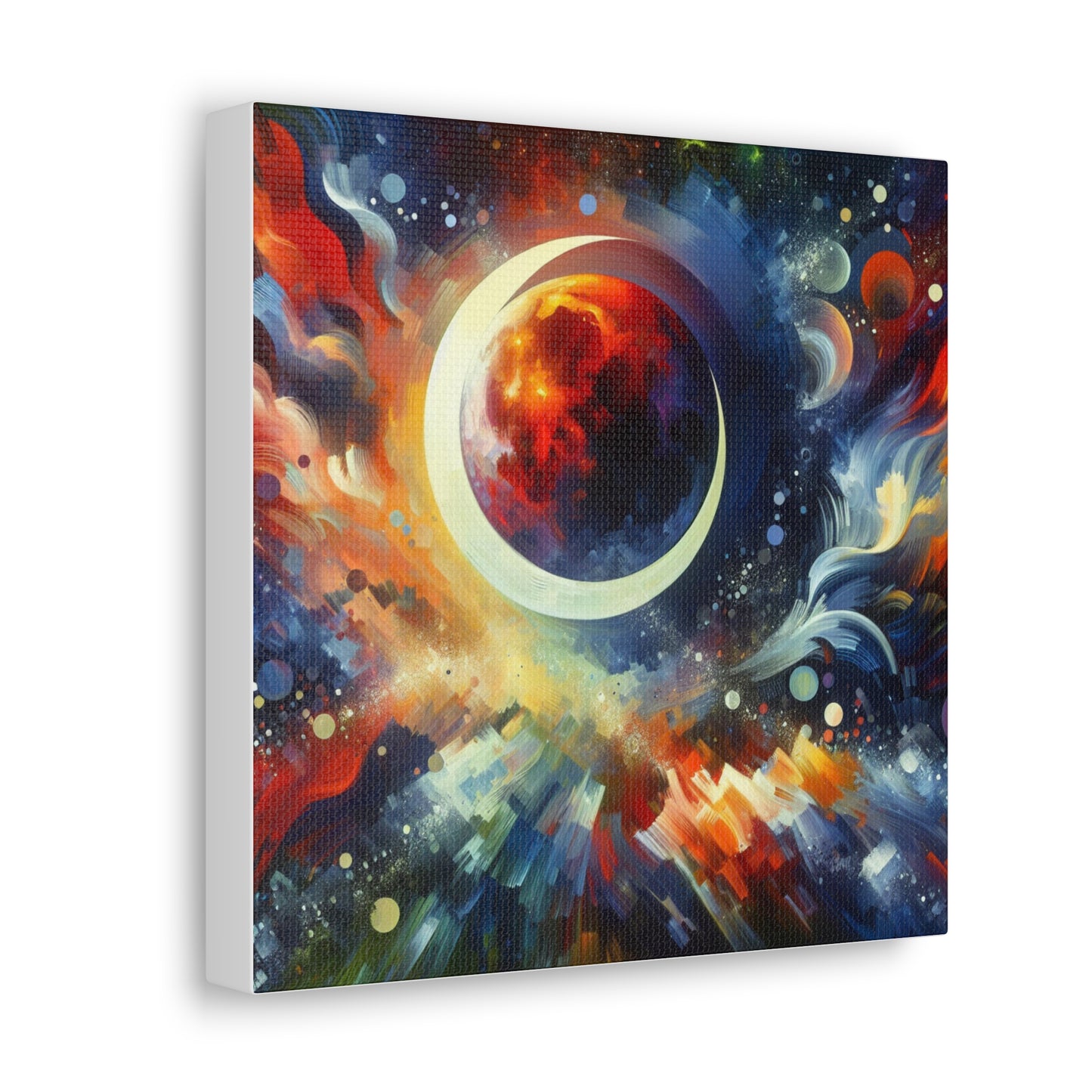 Lunar Eclipse Canvas Wall Art