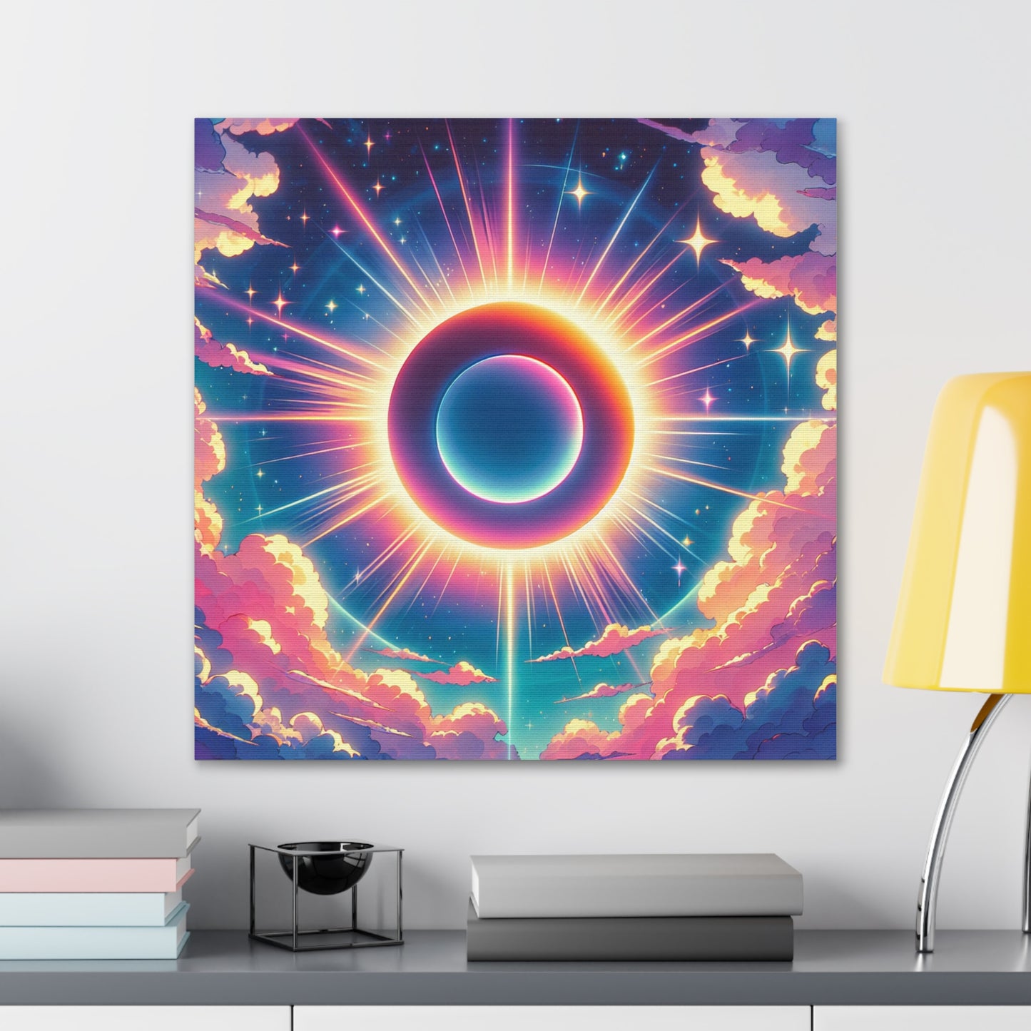 Solar Eclipse Canvas Wall Art