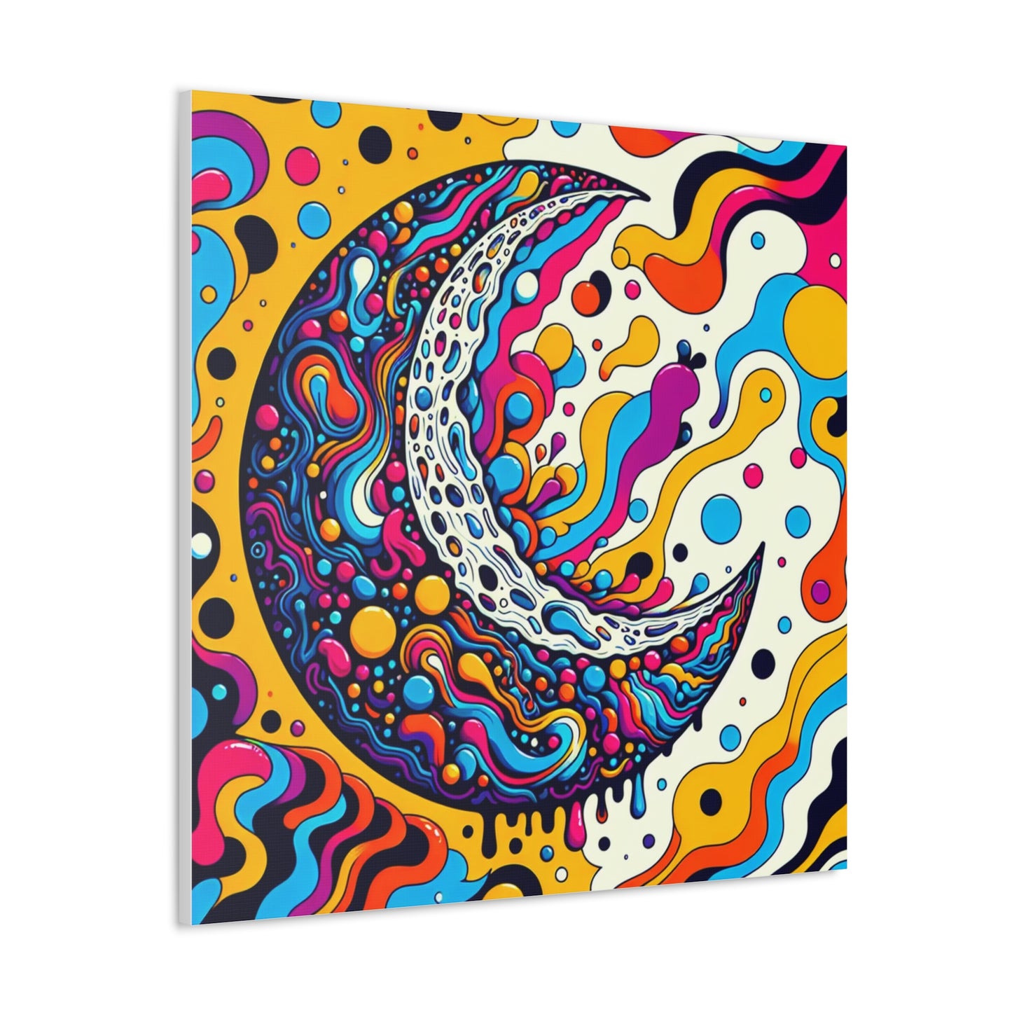 Half Moon Canvas Wall Art