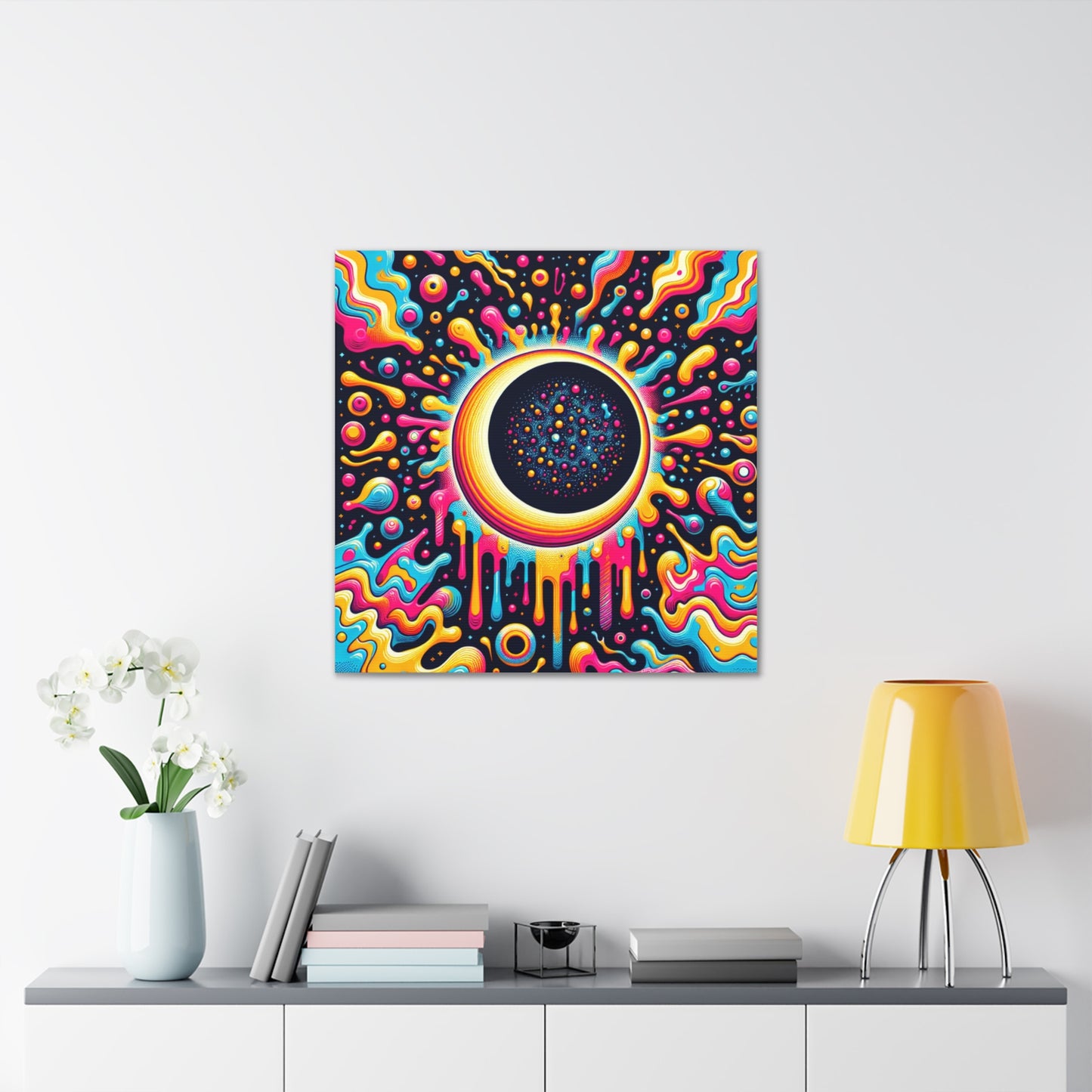 Solar Eclipse Canvas Wall Art