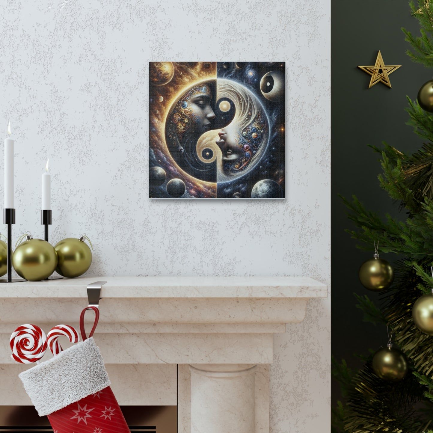 Yin Yang Canvas Wall Art