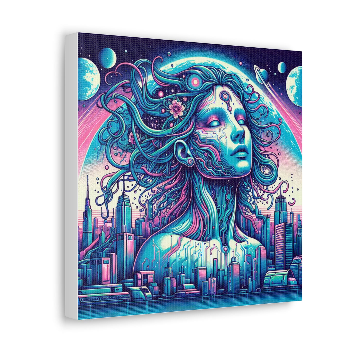 Gaia Mother Earth Canvas Wall Art