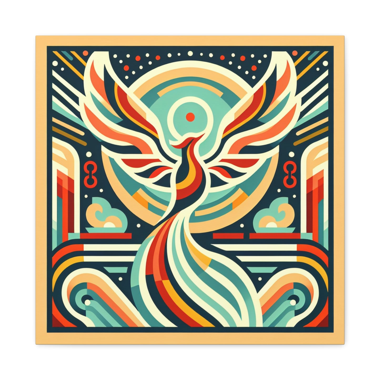 Phoenix Rising Canvas Wall Art