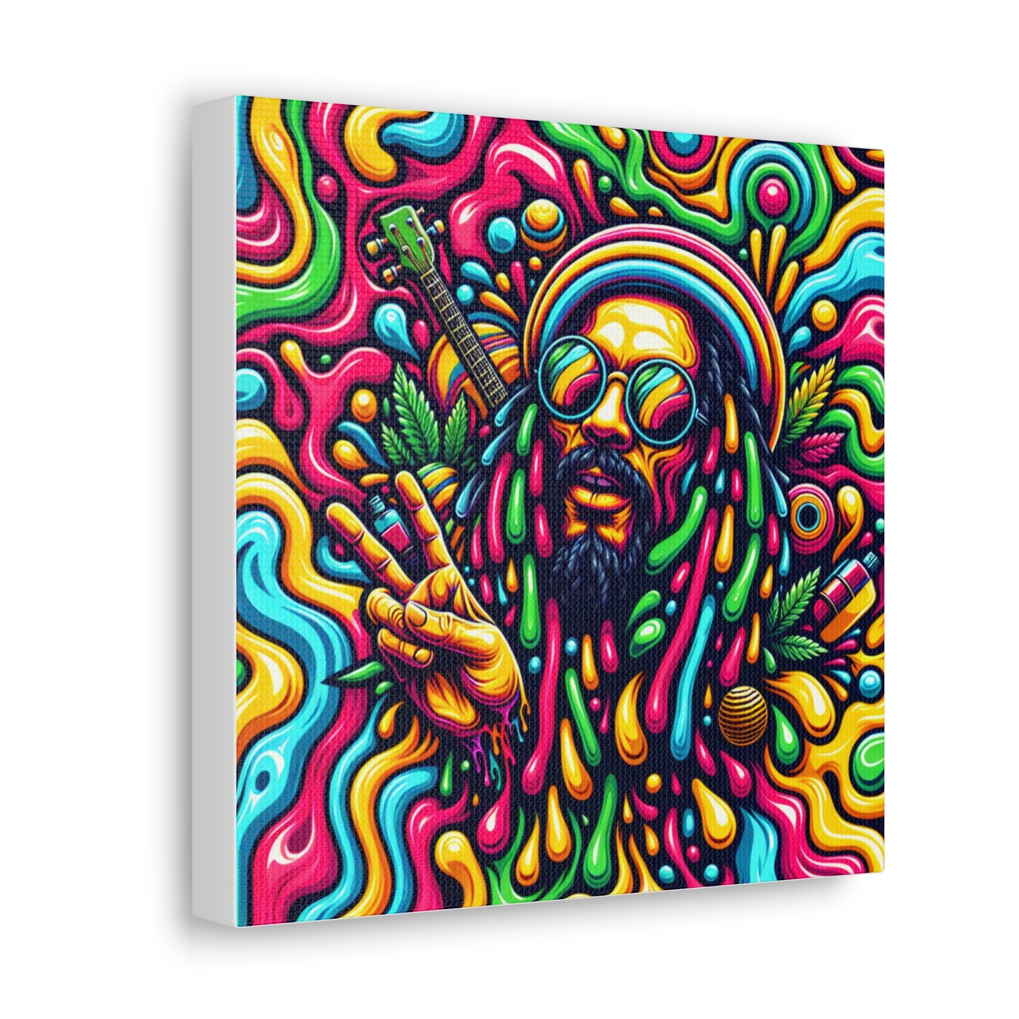 Jah Rastafari Canvas Wall Art