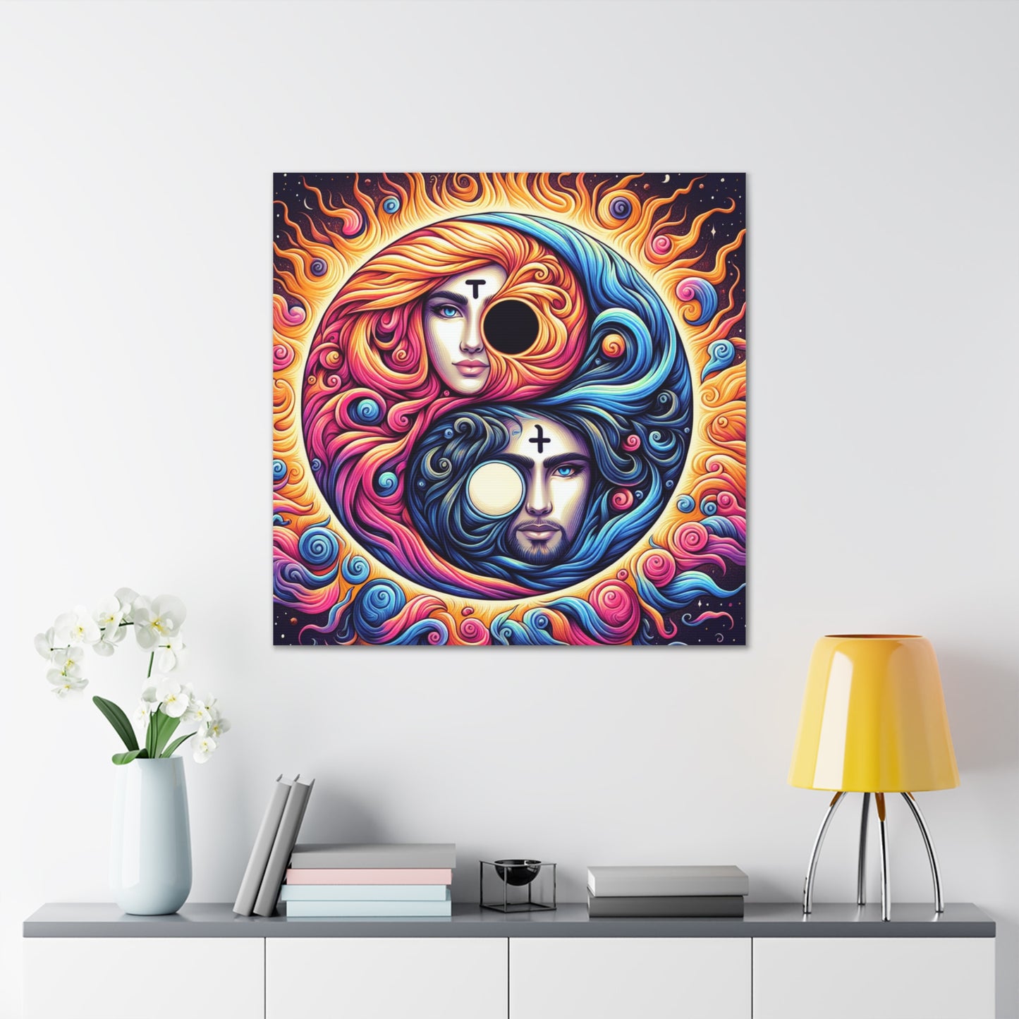 Yin Yang Canvas Wall Art