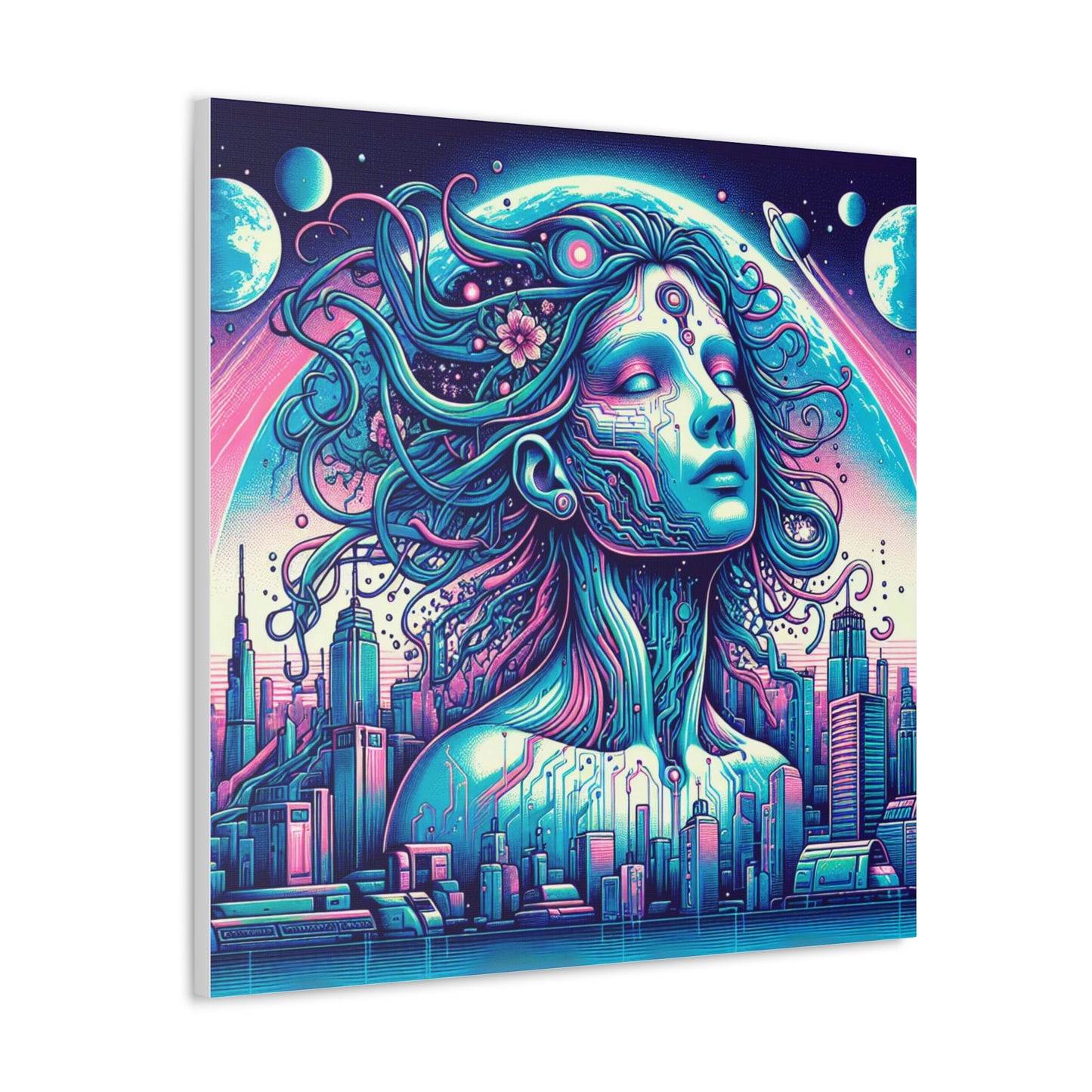 Gaia Mother Earth Canvas Wall Art