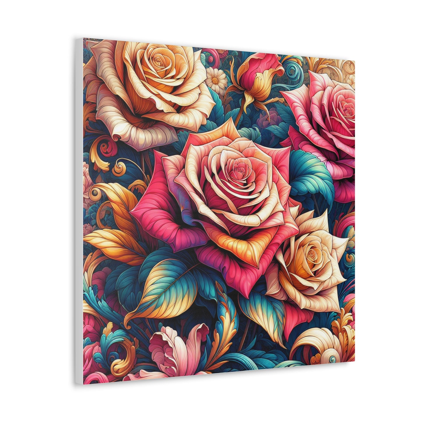 Roses Canvas Wall Art