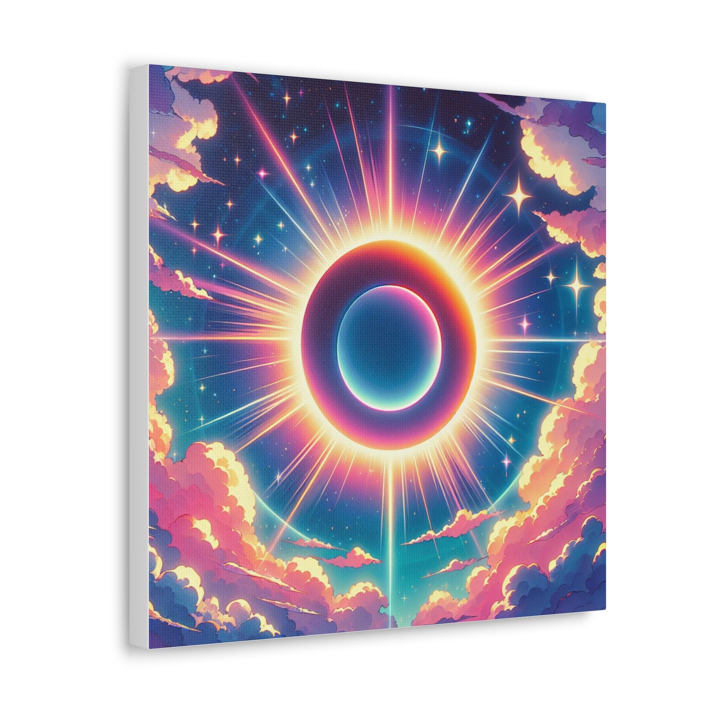 Solar Eclipse Canvas Wall Art