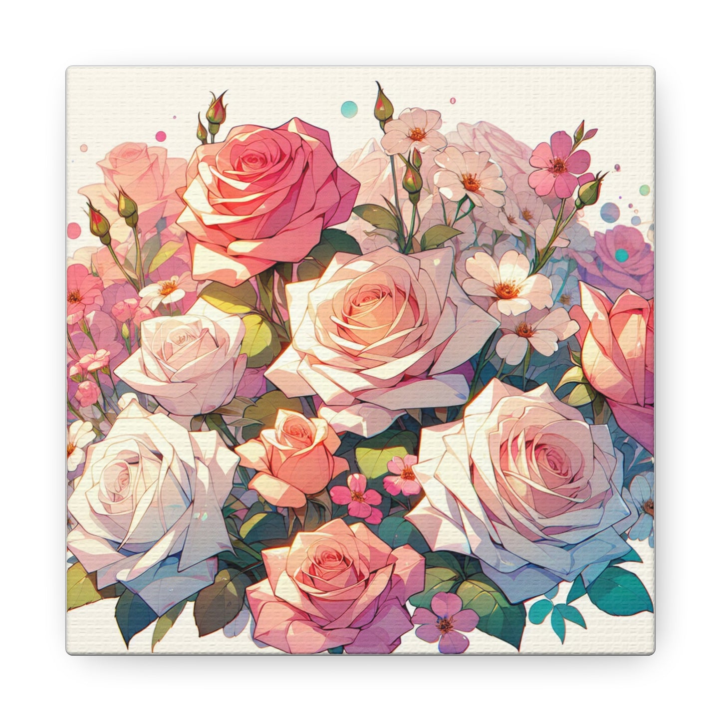 Roses Canvas Wall Art