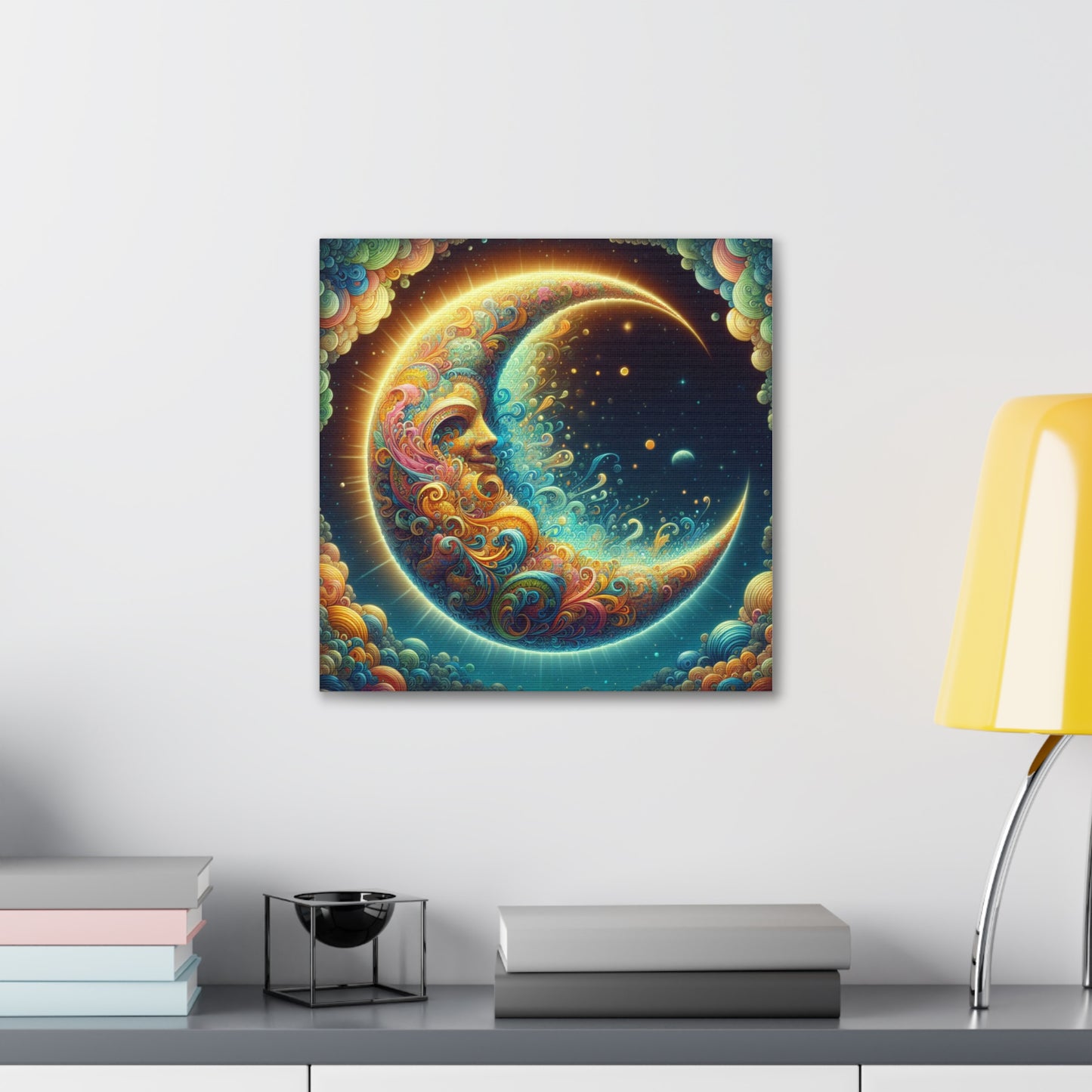 Half Moon Canvas Wall Art