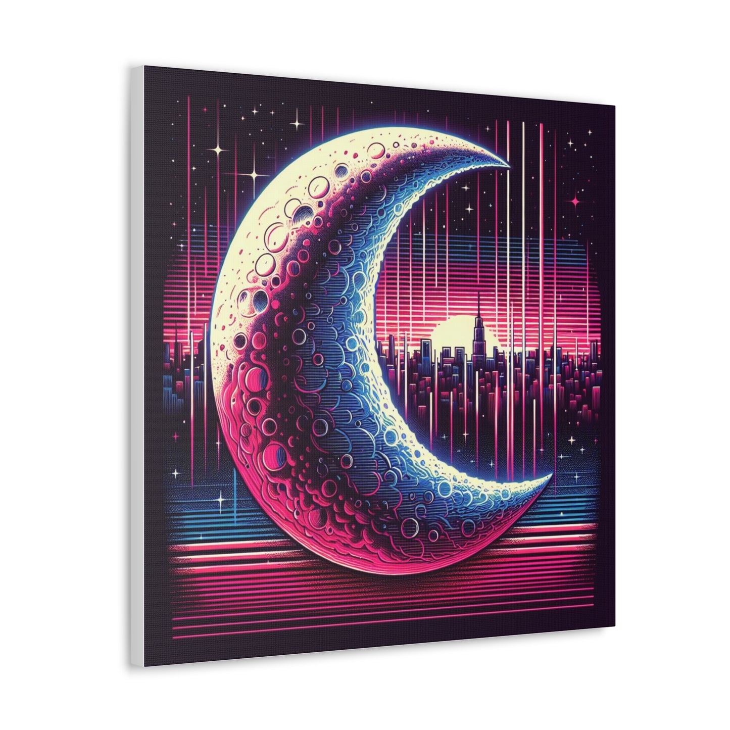 Half Moon Canvas Wall Art