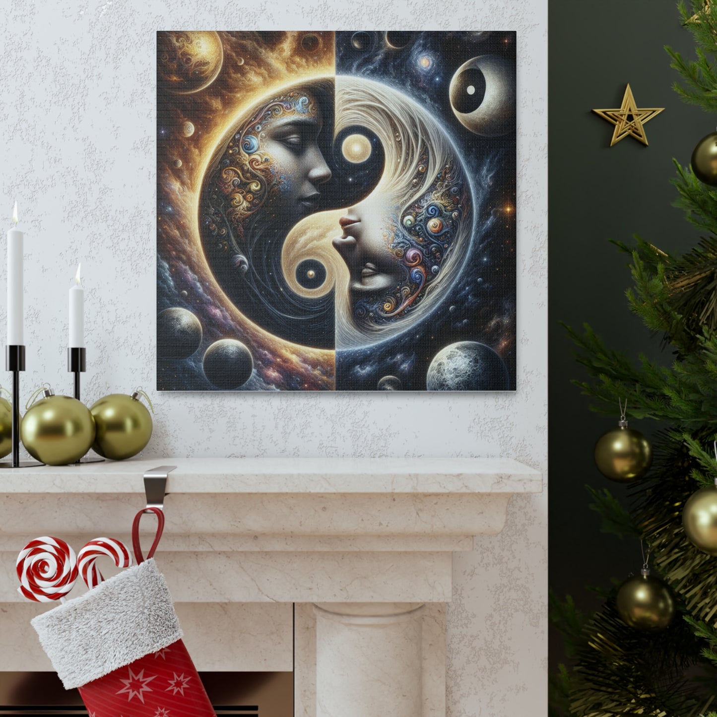 Yin Yang Canvas Wall Art