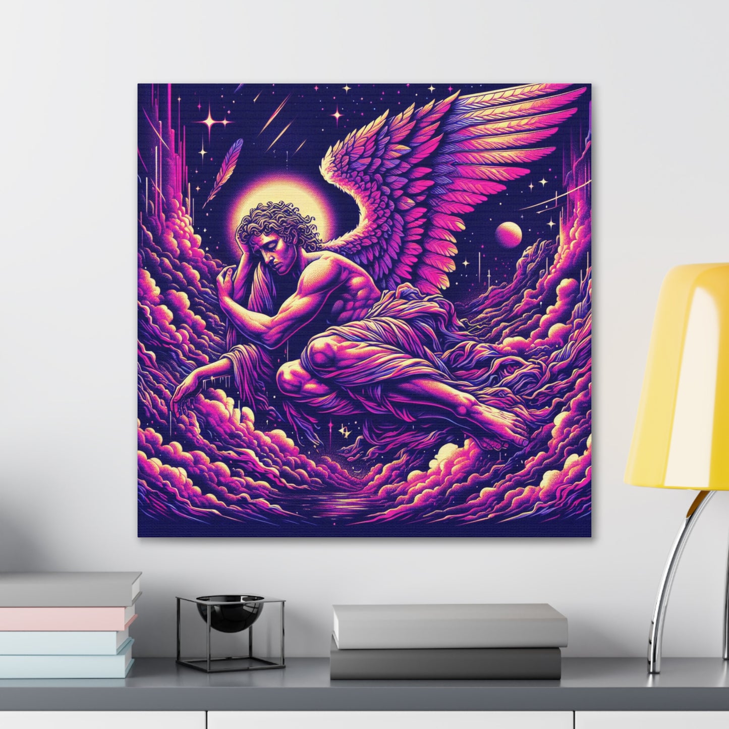 Fallen Angel Canvas Wall Art