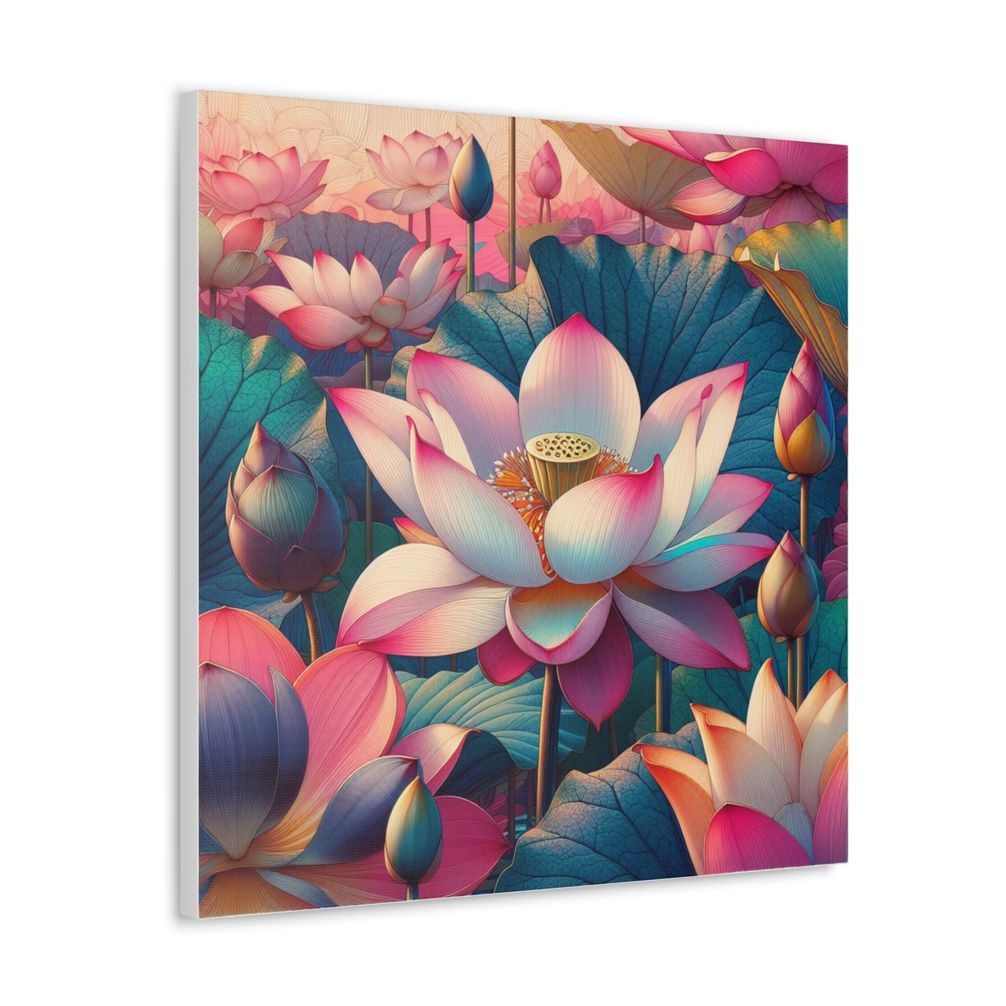 Lotus Canvas Wall Art