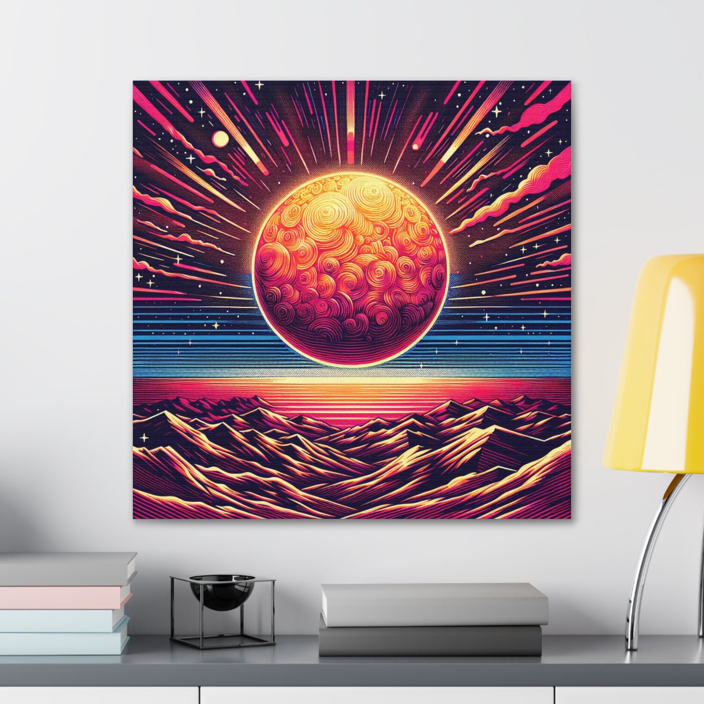 Sun Canvas Wall Art