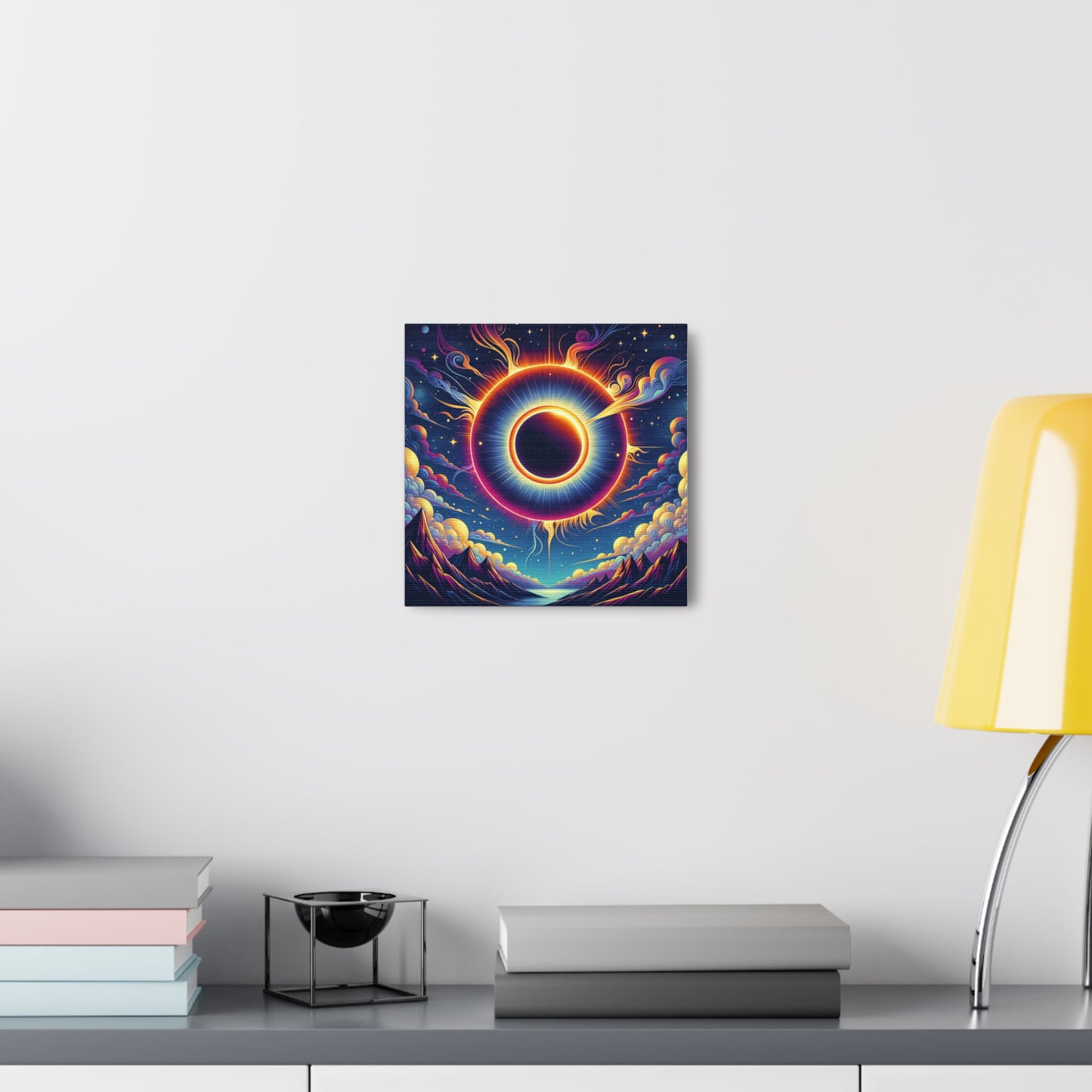 Solar Eclipse Canvas Wall Art