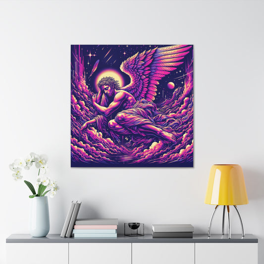 Fallen Angel Canvas Wall Art