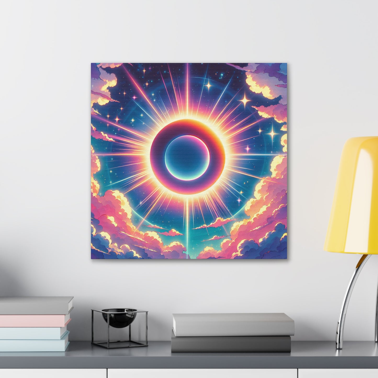 Solar Eclipse Canvas Wall Art