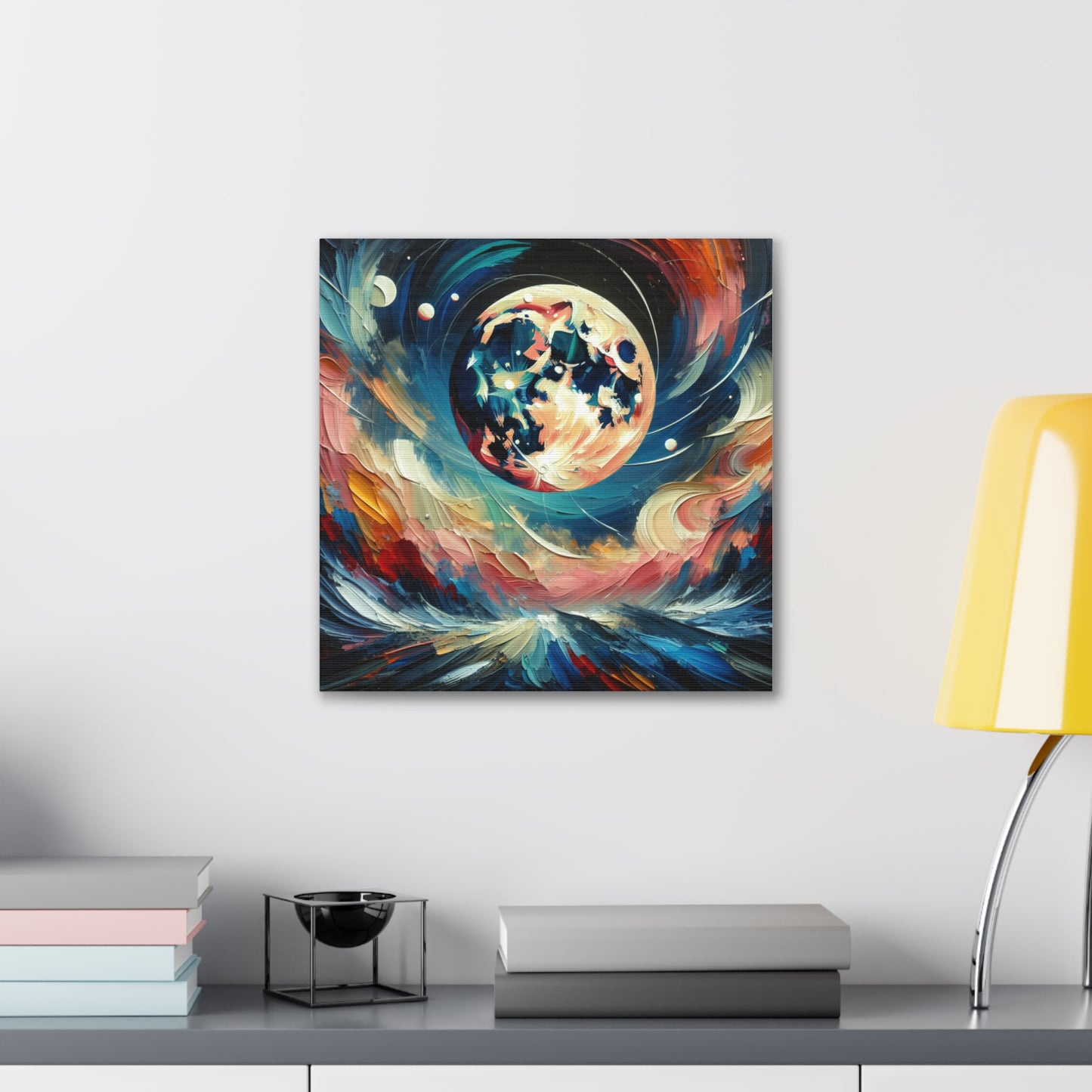 Full Moon Canvas Wall Art