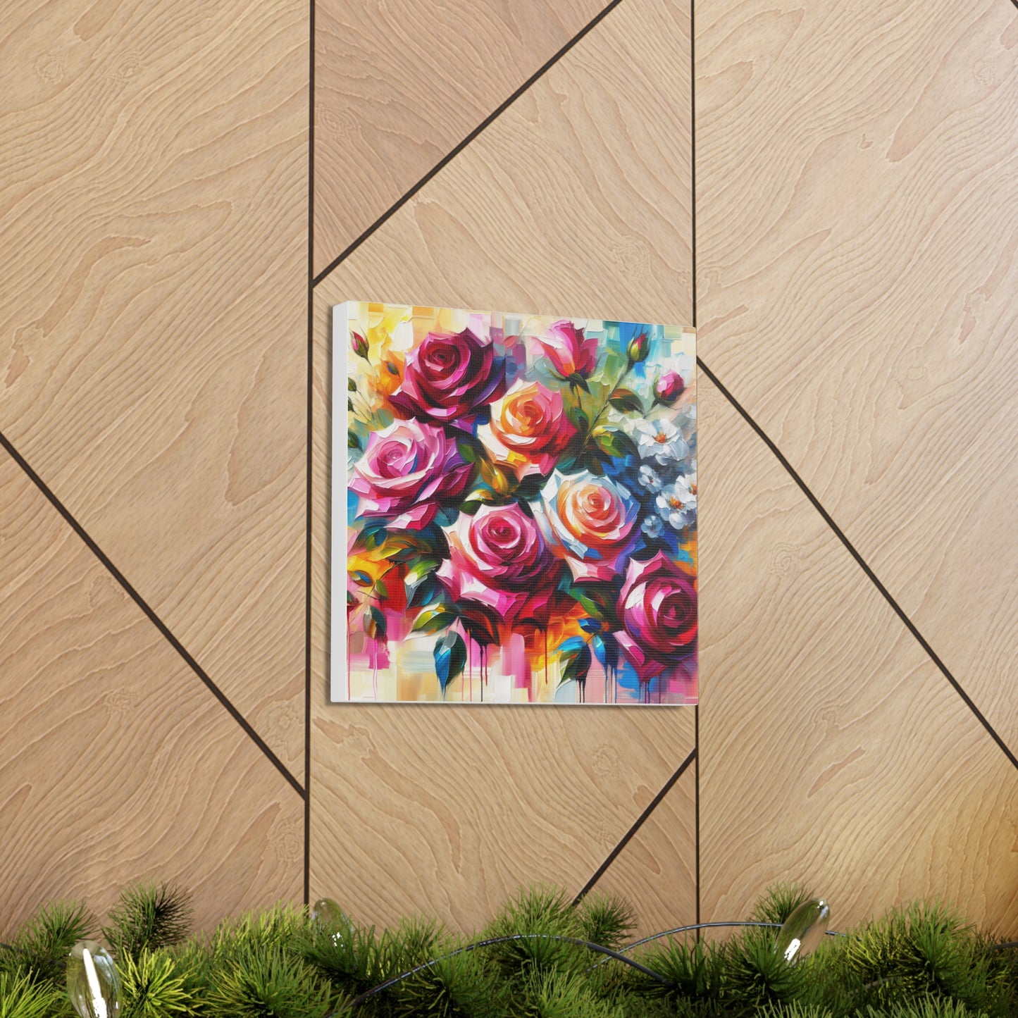 Roses Canvas Wall Art