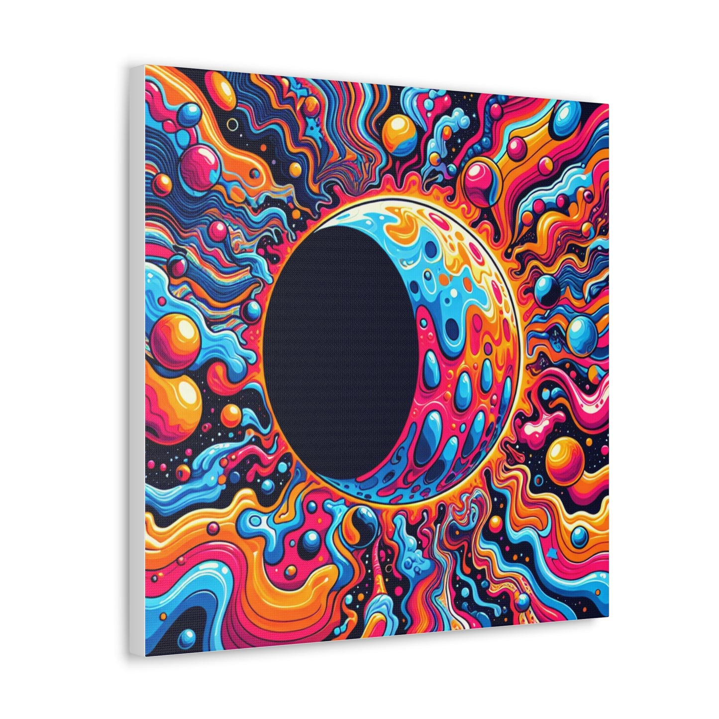 Lunar Eclipse Canvas Wall Art