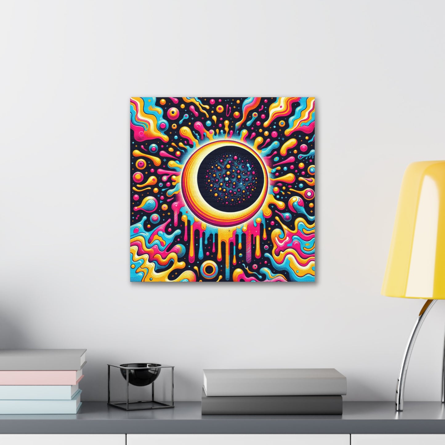 Solar Eclipse Canvas Wall Art