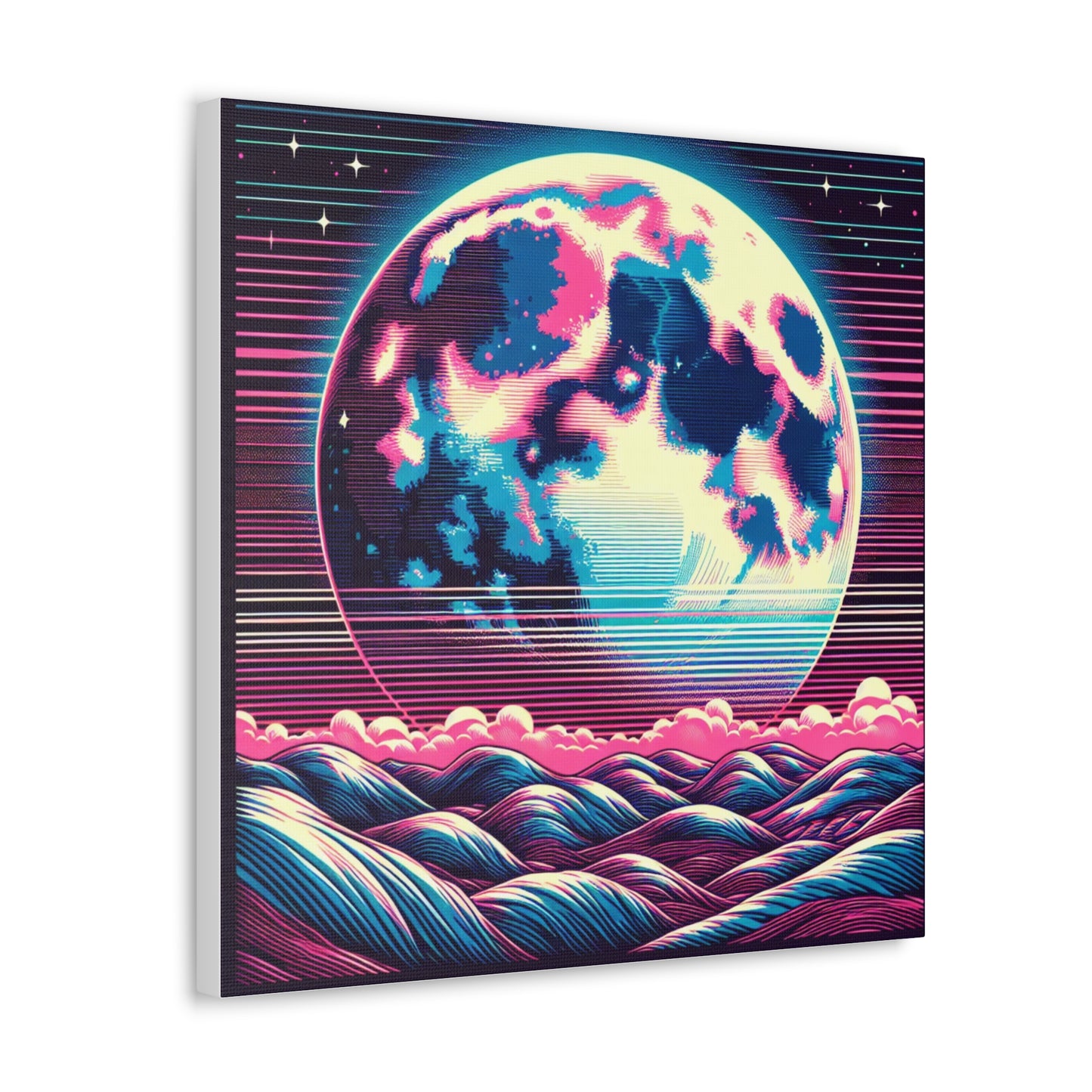 Full Moon Canvas Wall Art