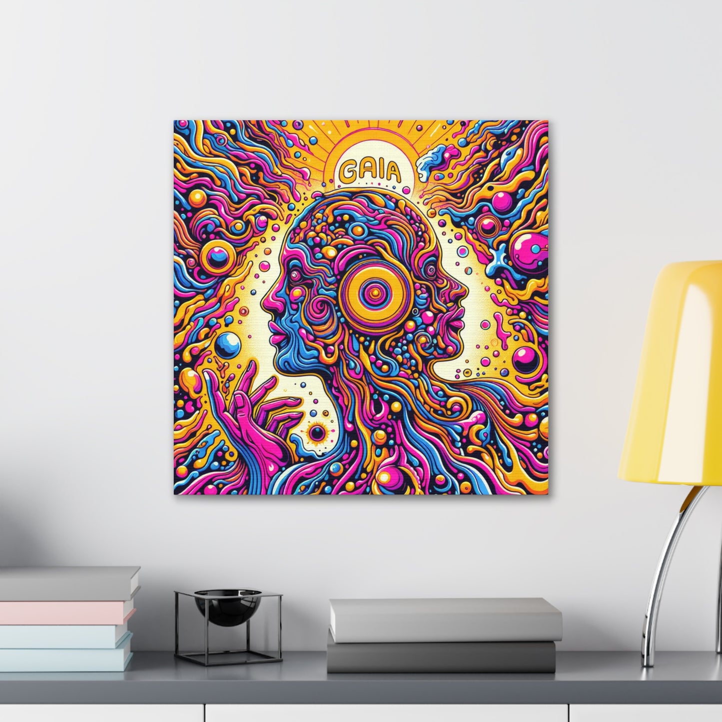 Gaia Mother Earth Canvas Wall Art