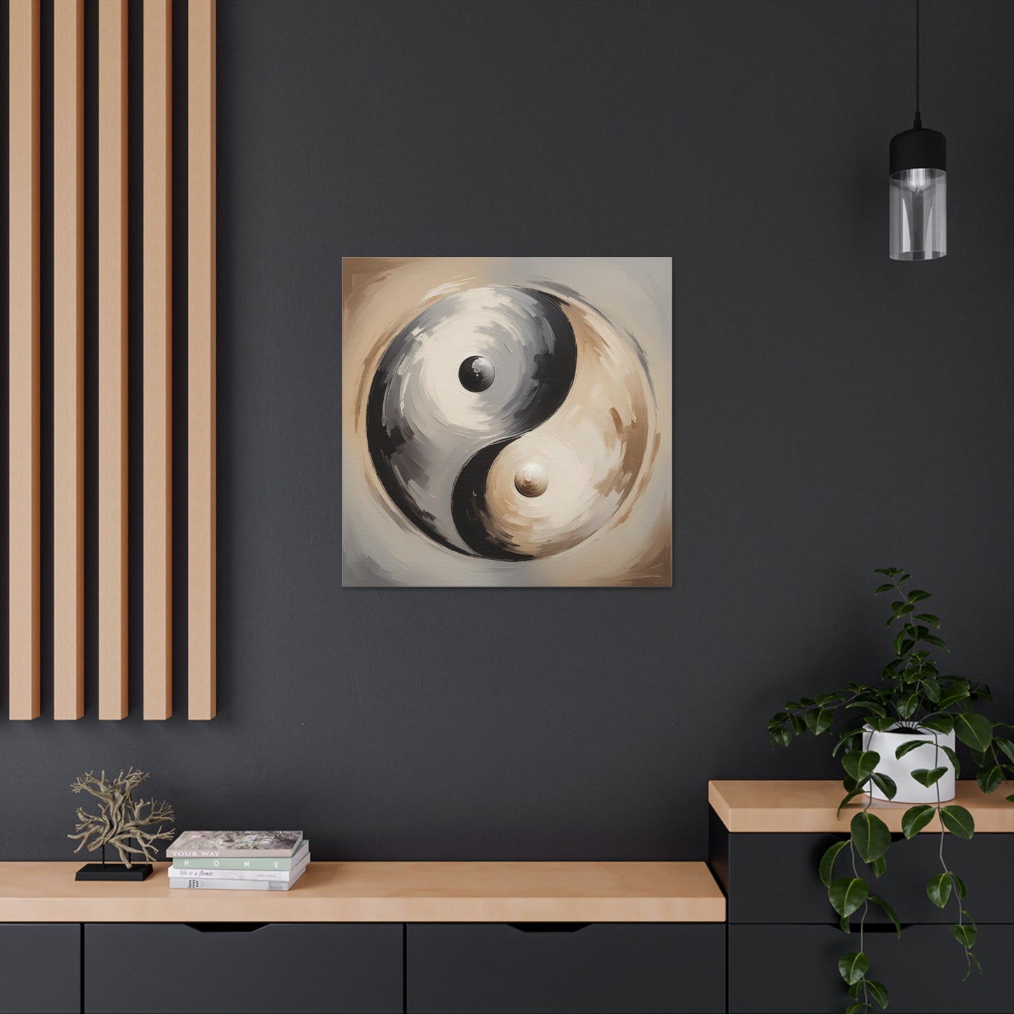 Ying Yang Canvas Wall Art