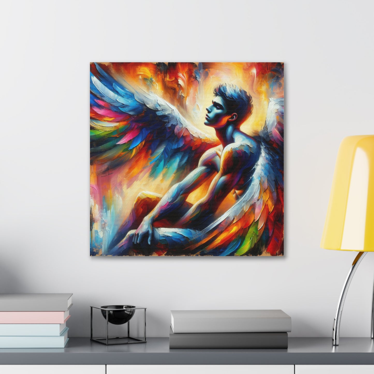 Fallen Angel Canvas Wall Art