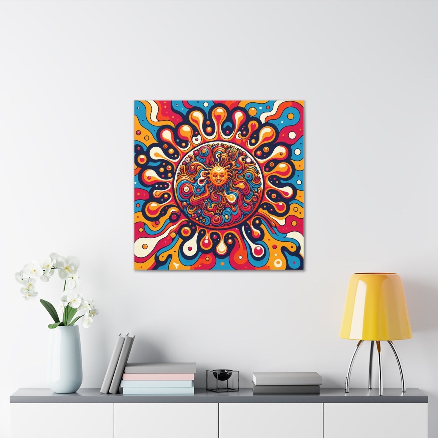 Sun Canvas Wall Art