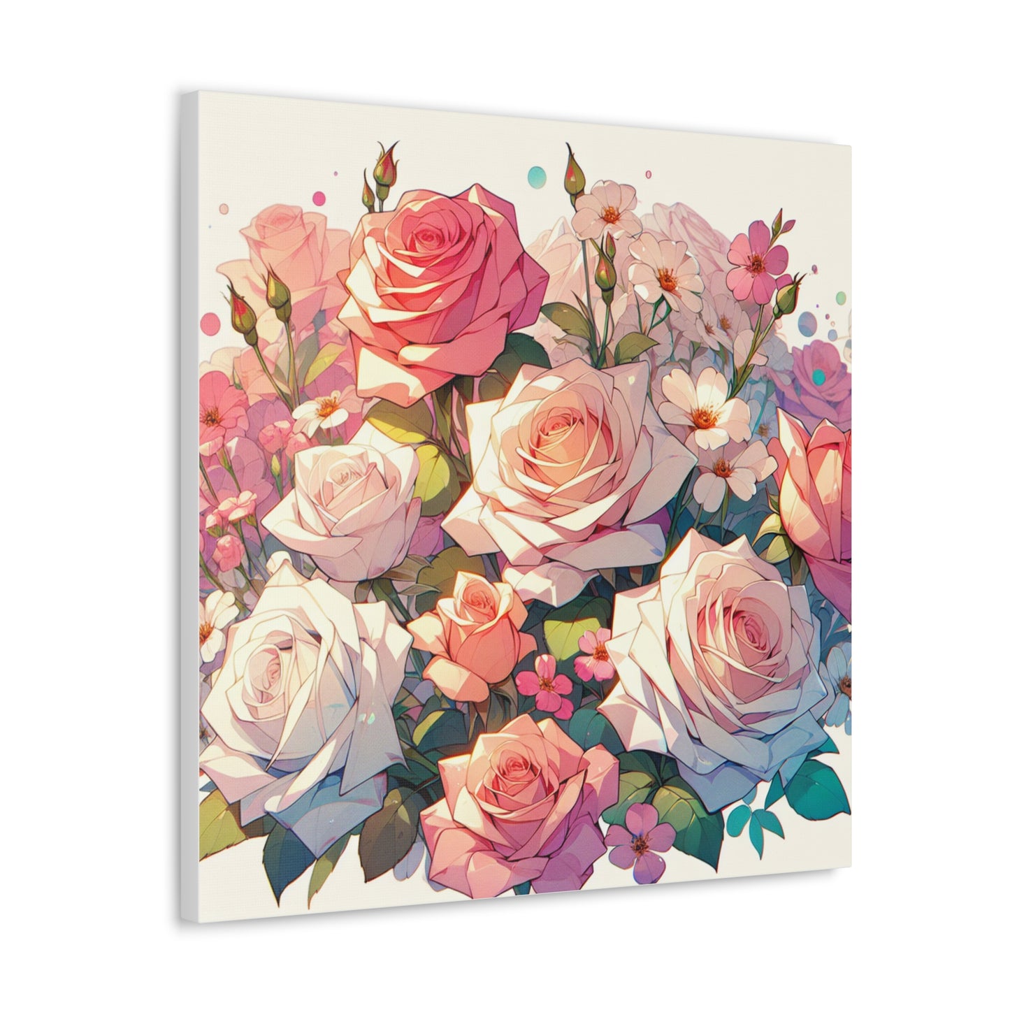 Roses Canvas Wall Art