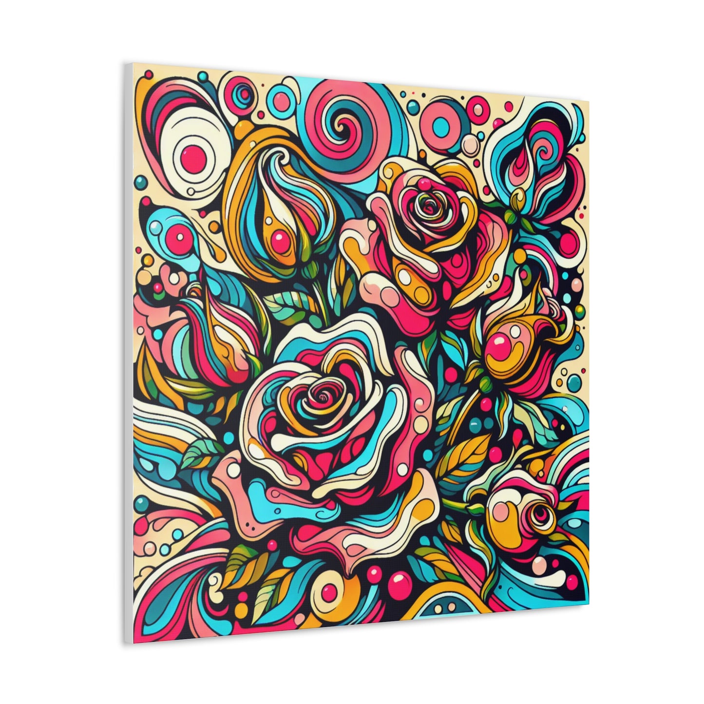 Roses Canvas Wall Art