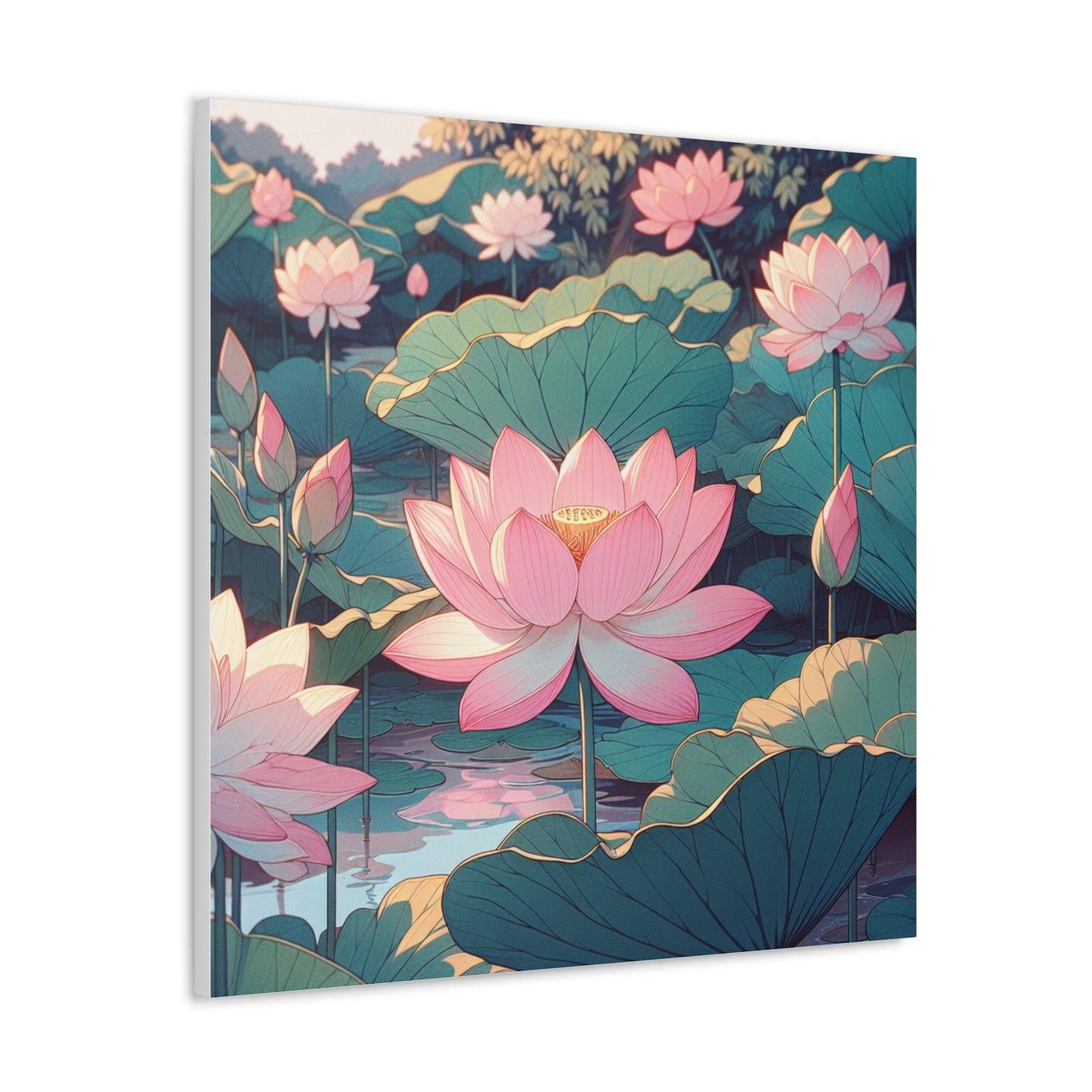 Lotus Canvas Wall Art