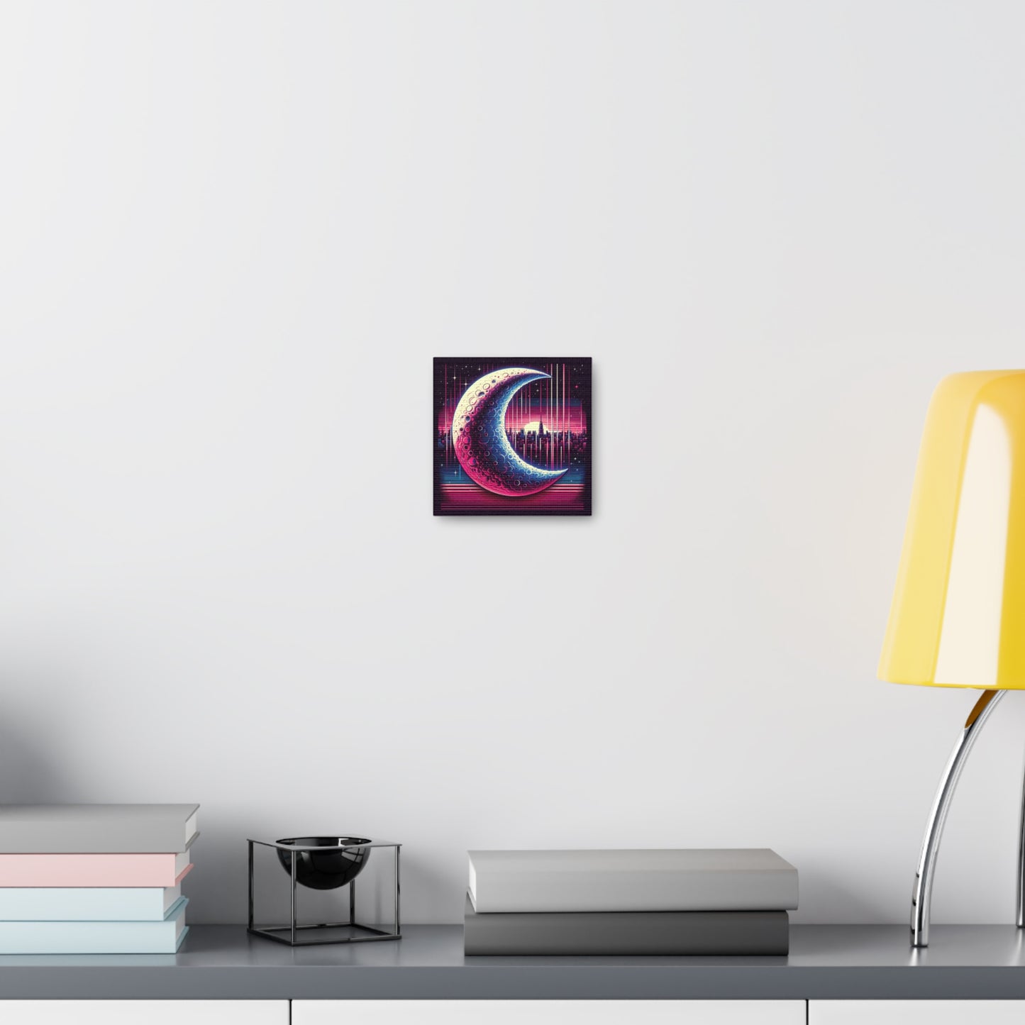 Half Moon Canvas Wall Art