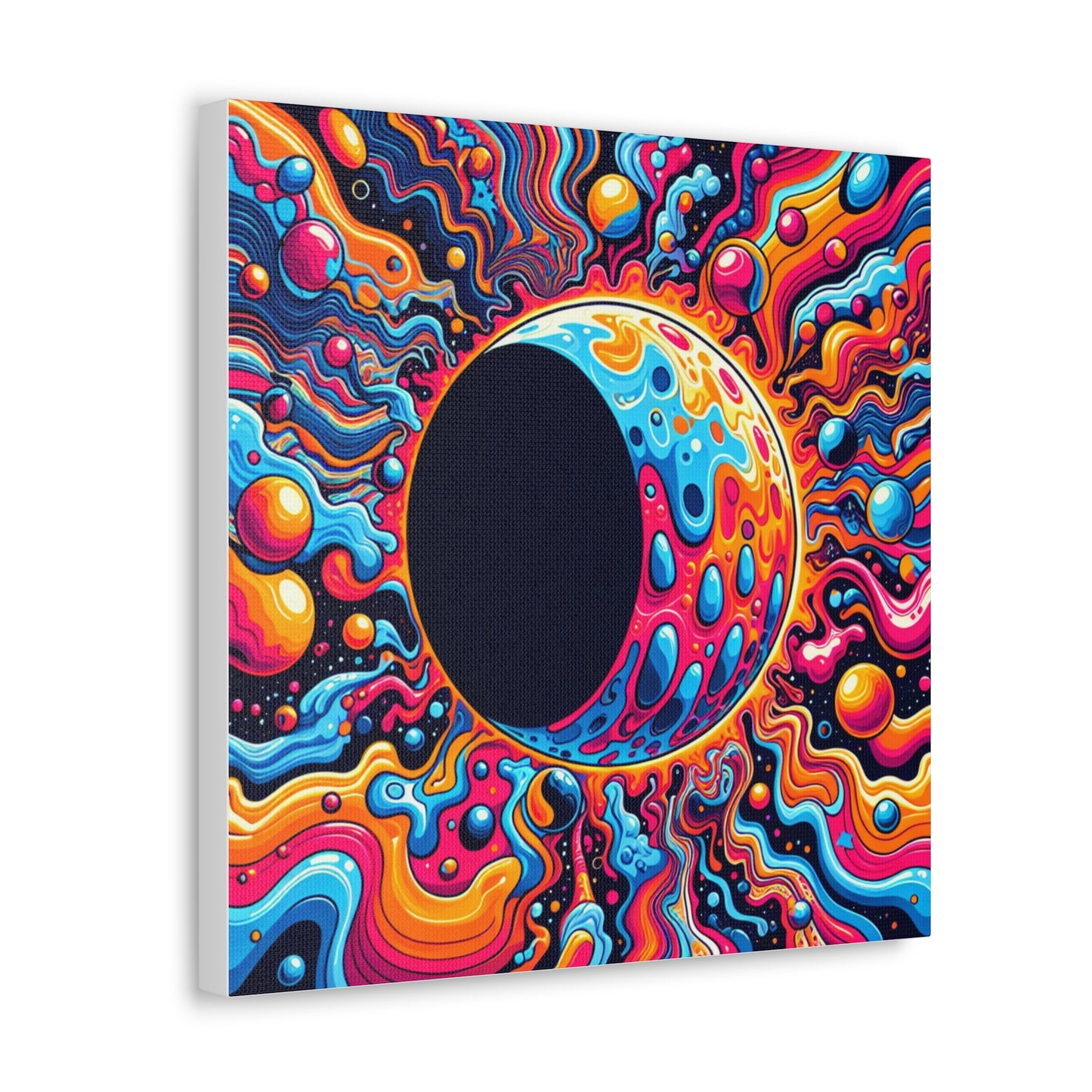 Lunar Eclipse Canvas Wall Art