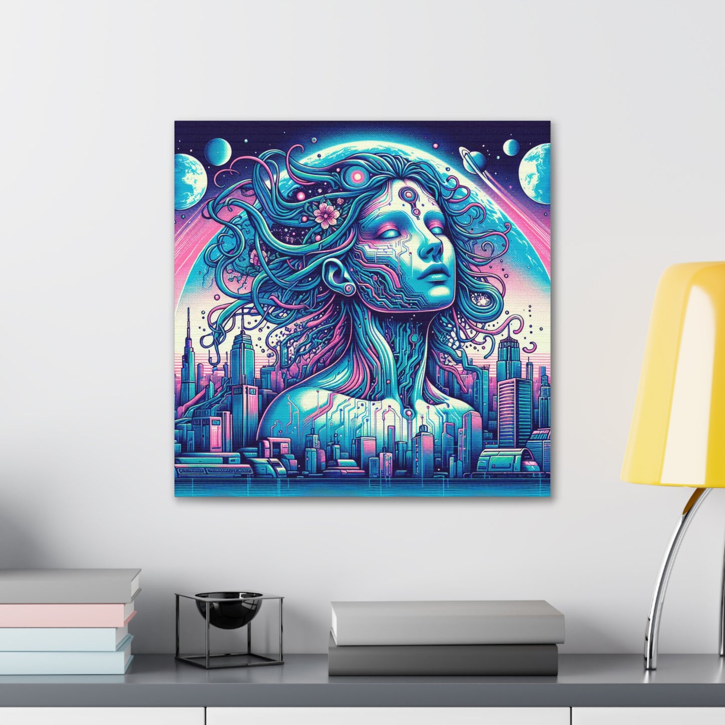 Gaia Mother Earth Canvas Wall Art