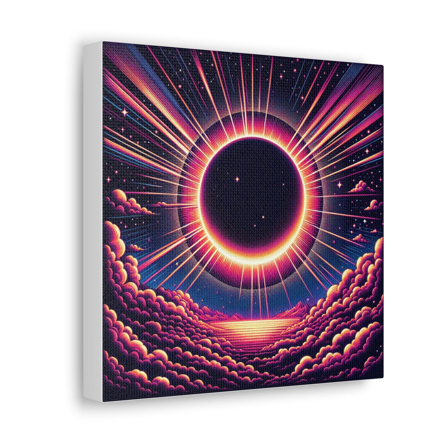 Solar Eclipse Canvas Wall Art