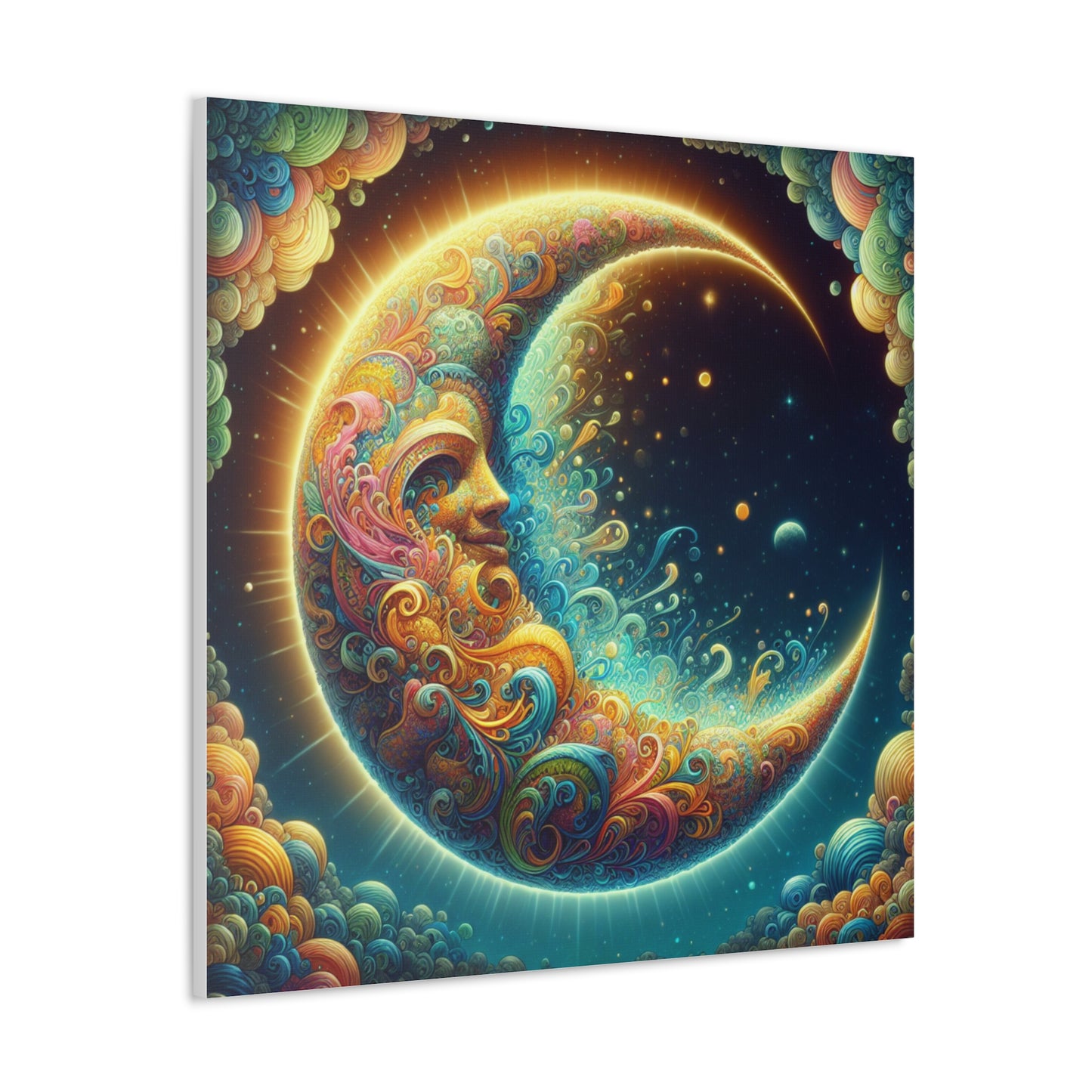 Half Moon Canvas Wall Art