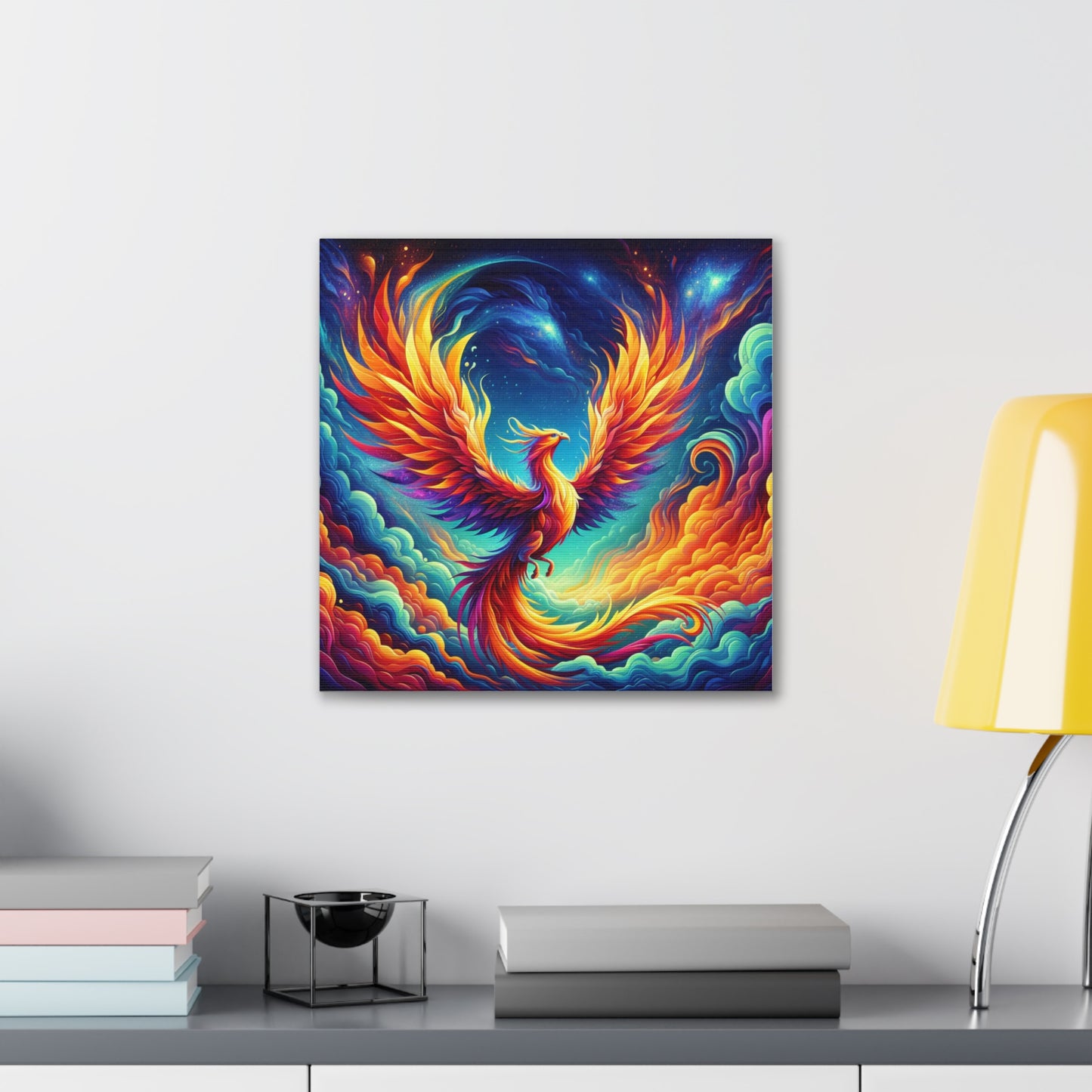 Phoenix Rising Canvas Wall Art