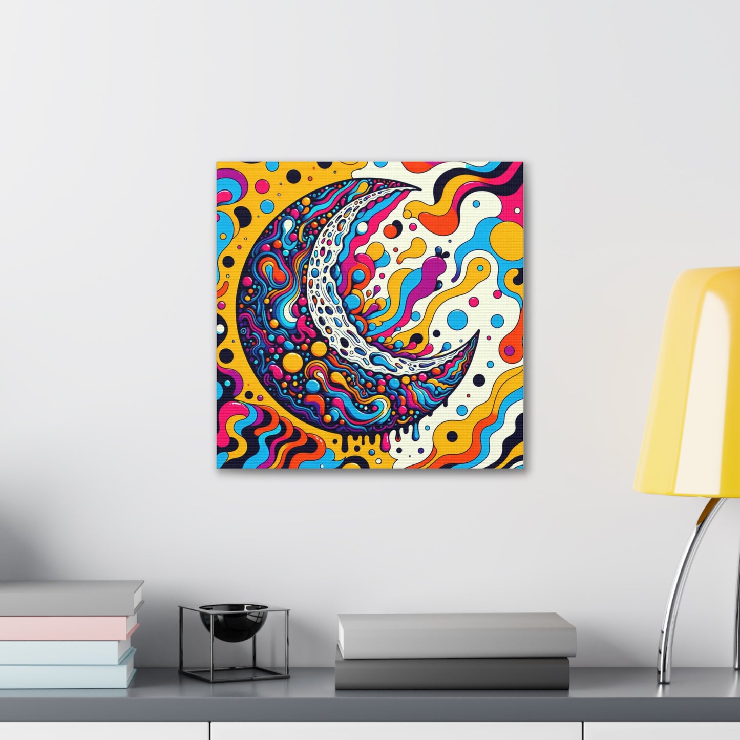 Half Moon Canvas Wall Art