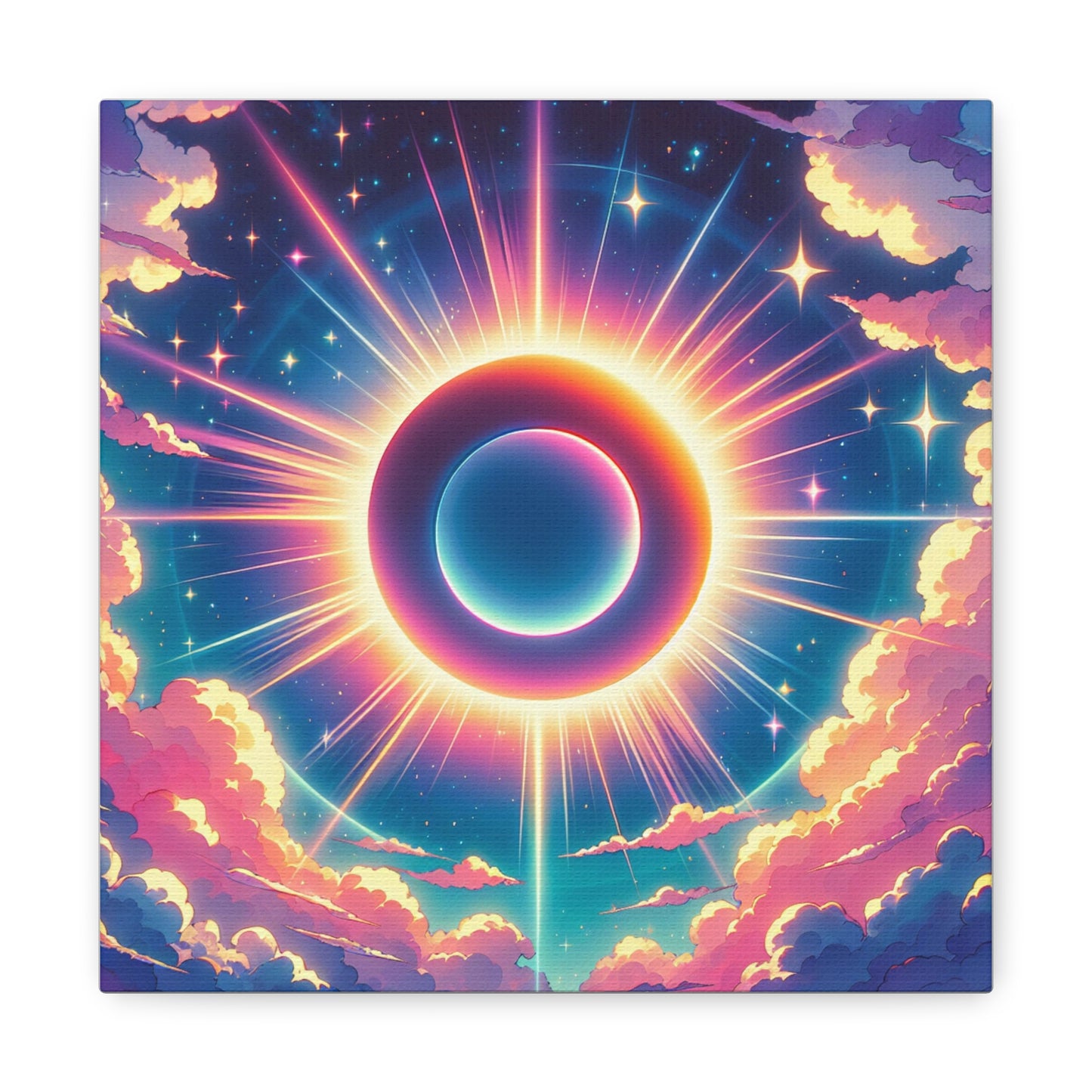 Solar Eclipse Canvas Wall Art