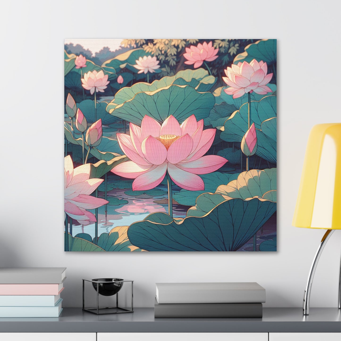 Lotus Canvas Wall Art