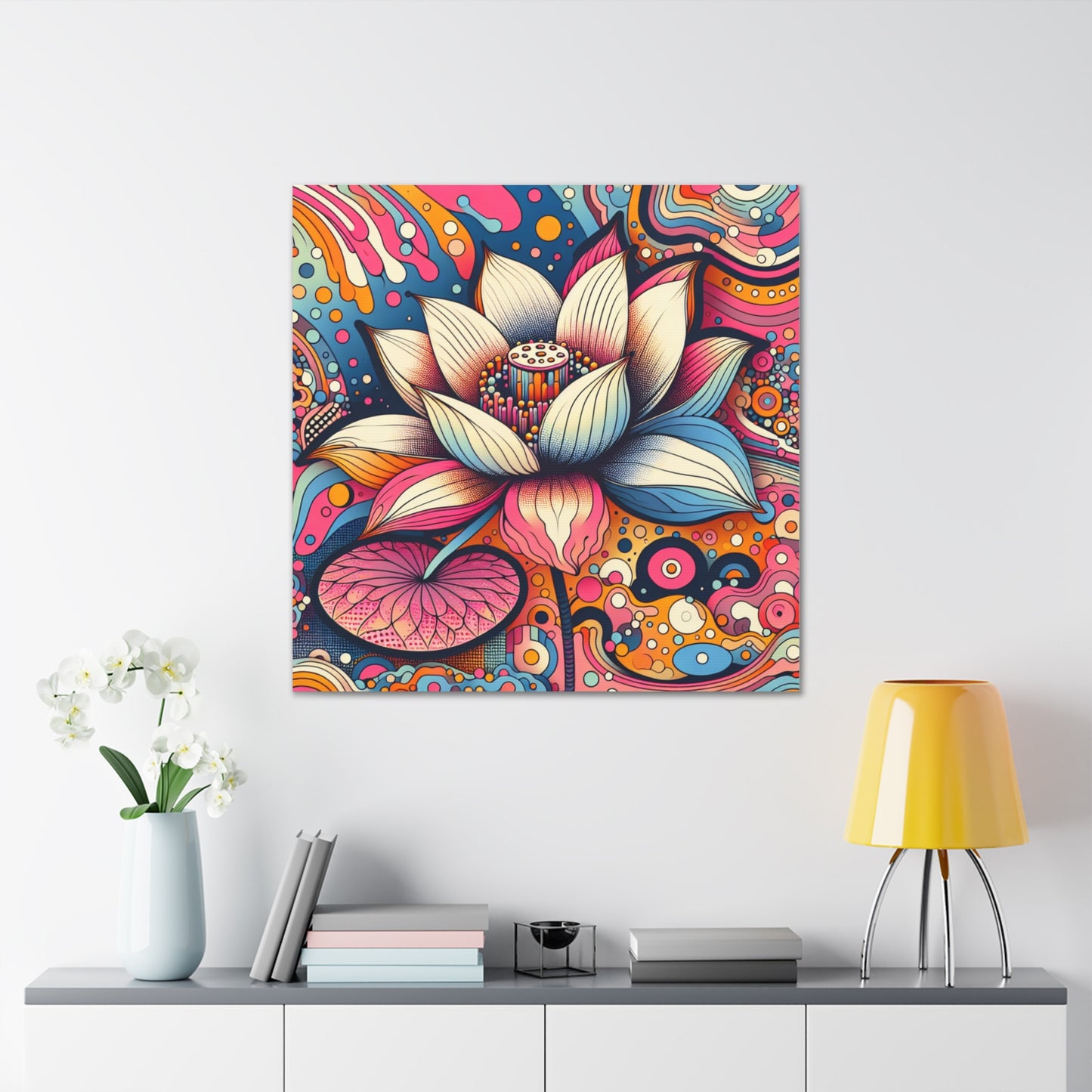 Lotus Canvas Wall Art