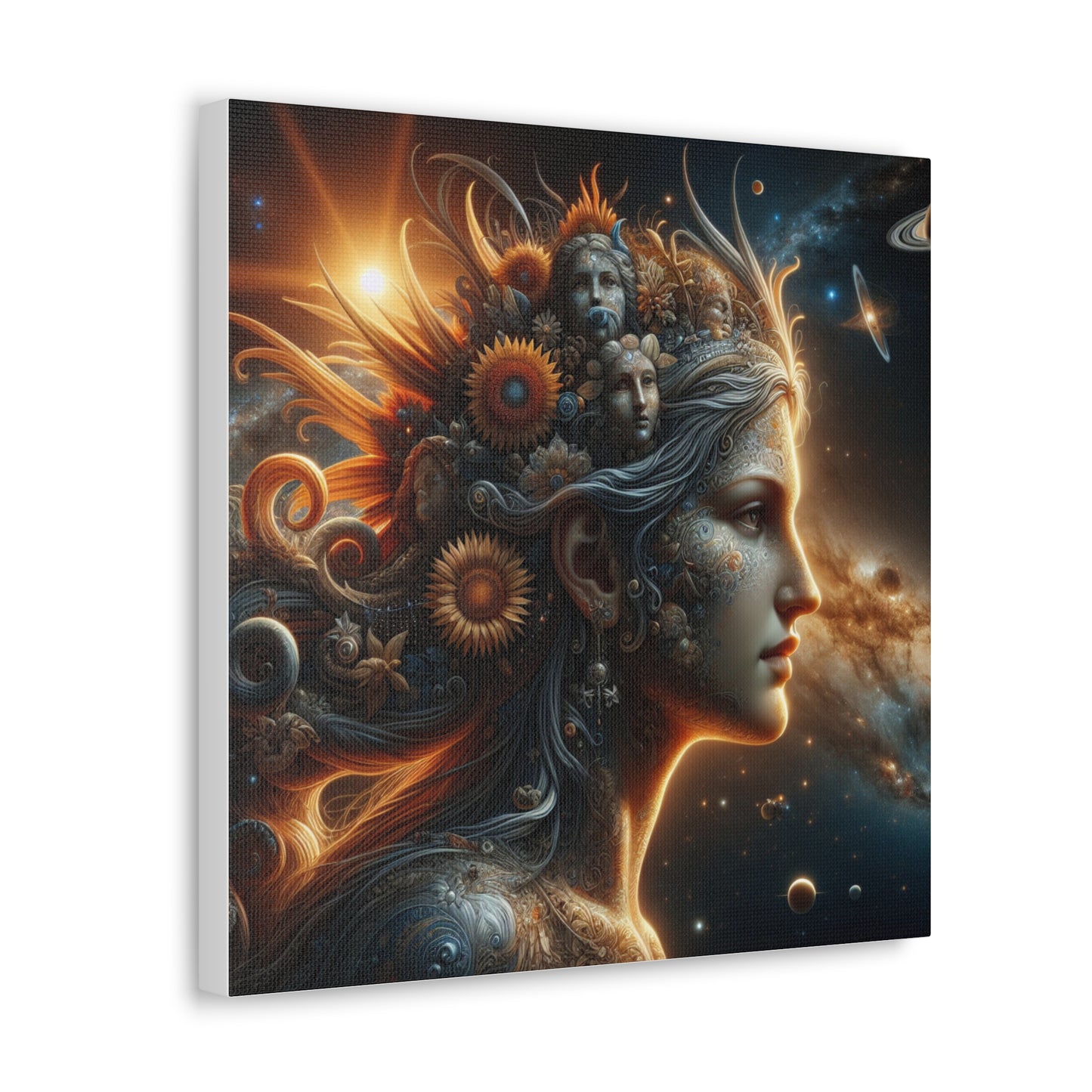 Gaia Mother Earth Canvas Wall Art